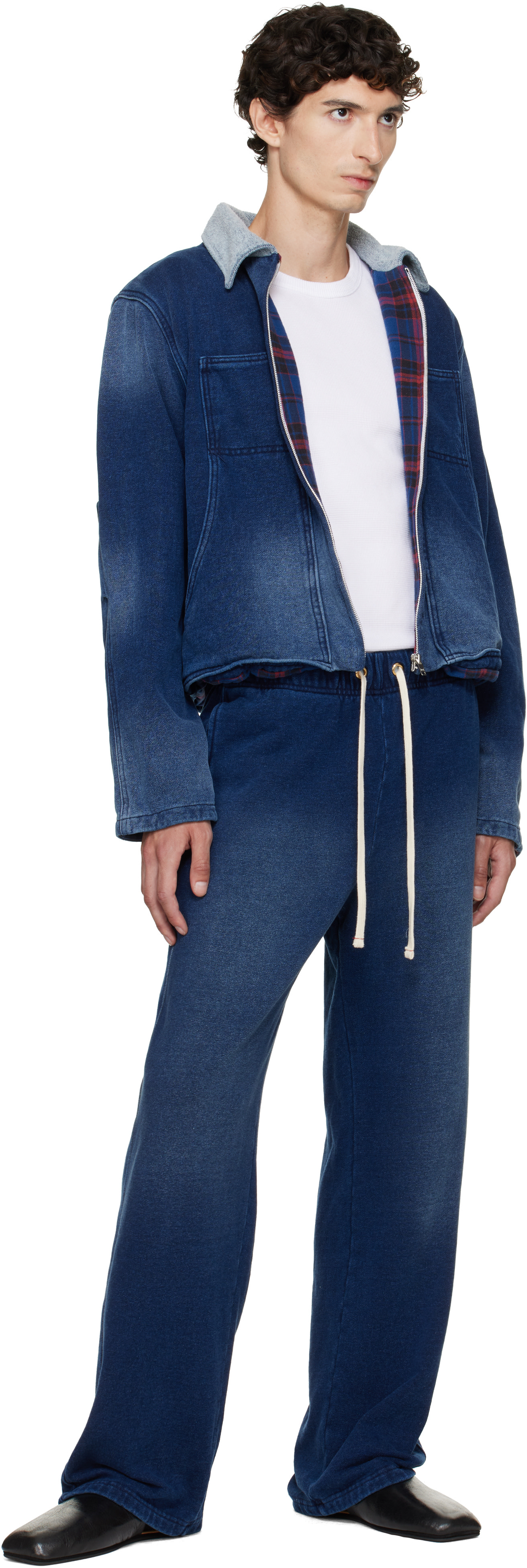 Les Tien - Navy Heavyweight Utility Jacket