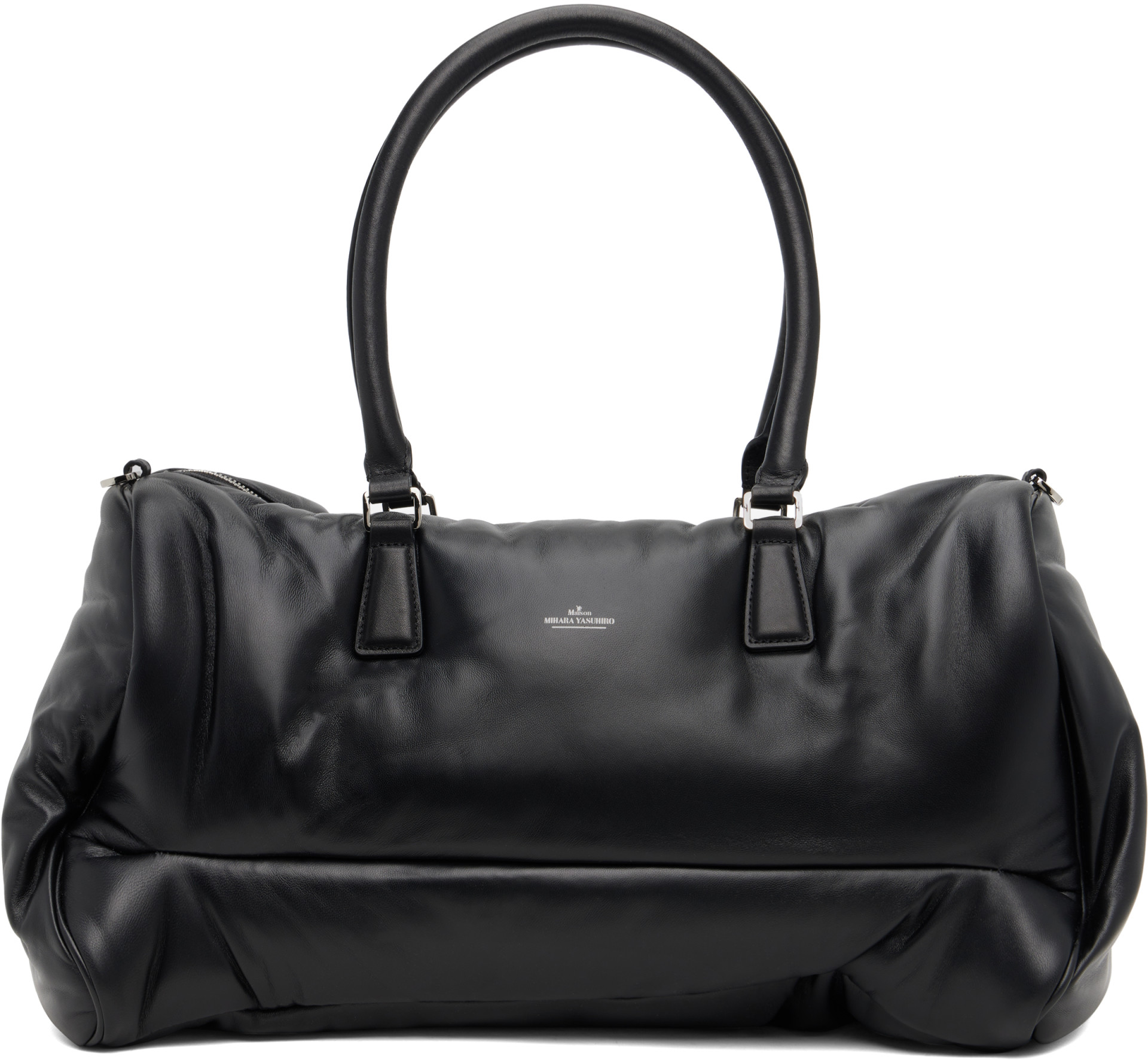 Maison MIHARA YASUHIRO - Black 'Pucker' Duffle Bag