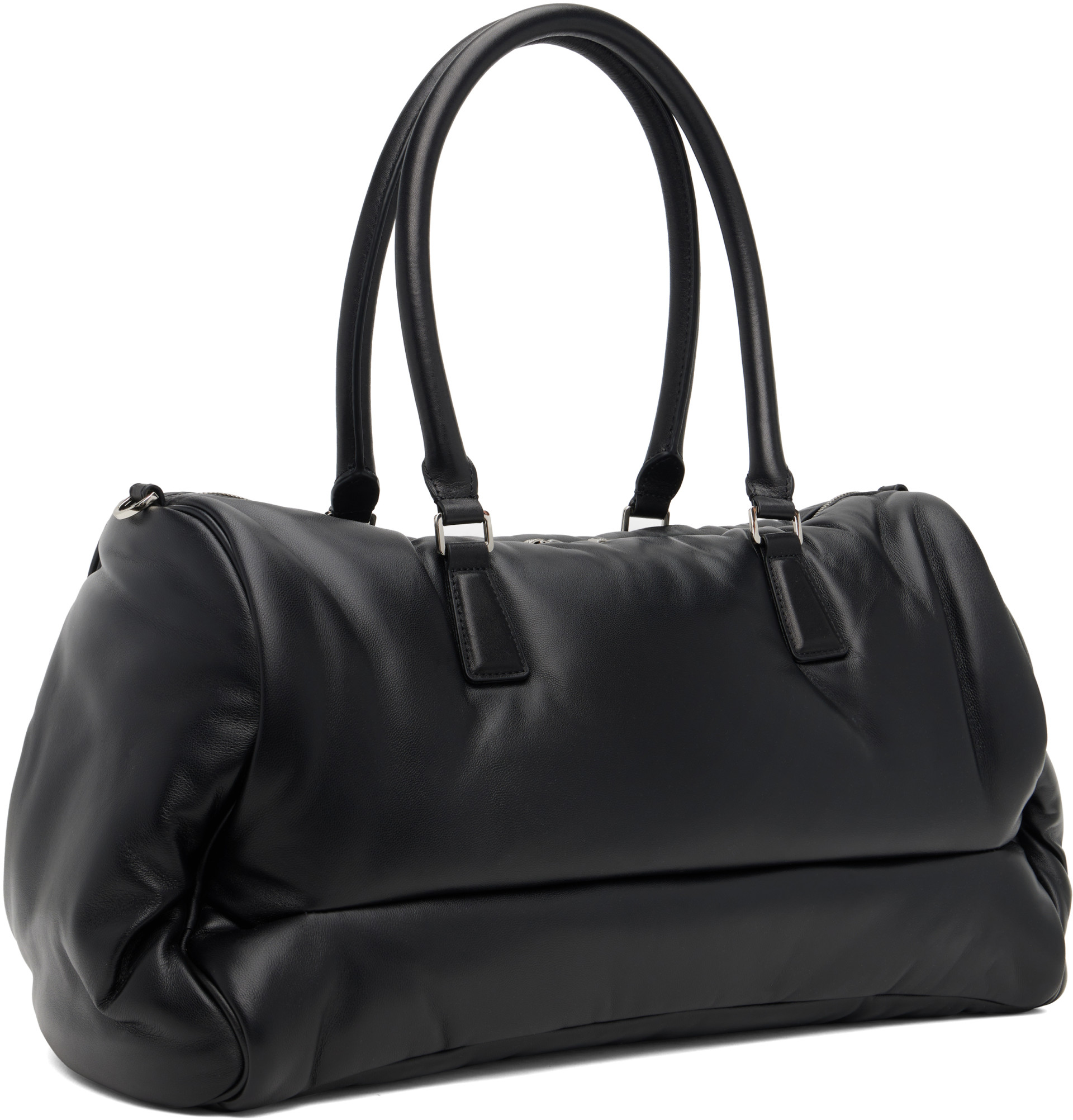 Maison MIHARA YASUHIRO - Black 'Pucker' Duffle Bag