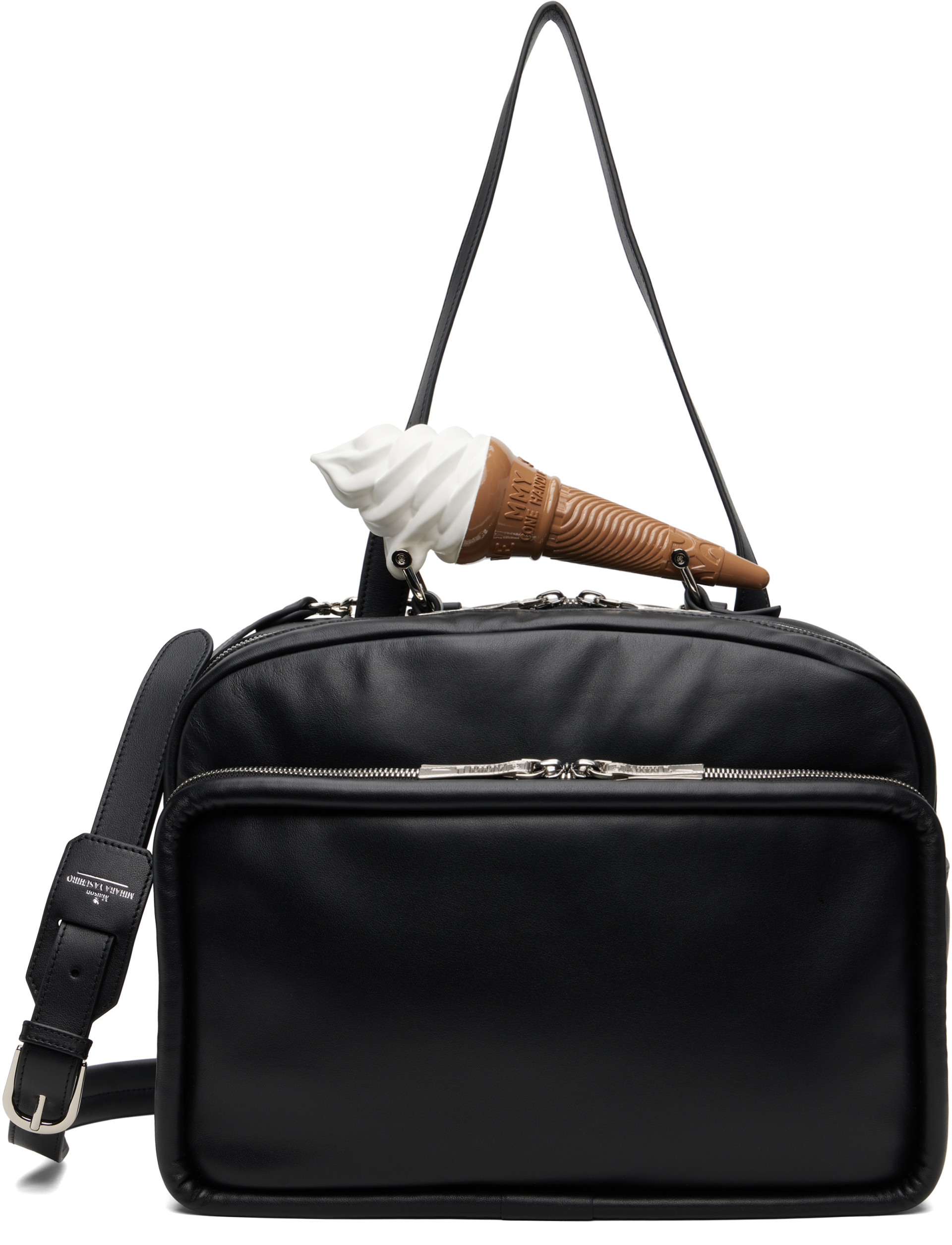 Maison MIHARA YASUHIRO - Black Soft Serve Handle Bag