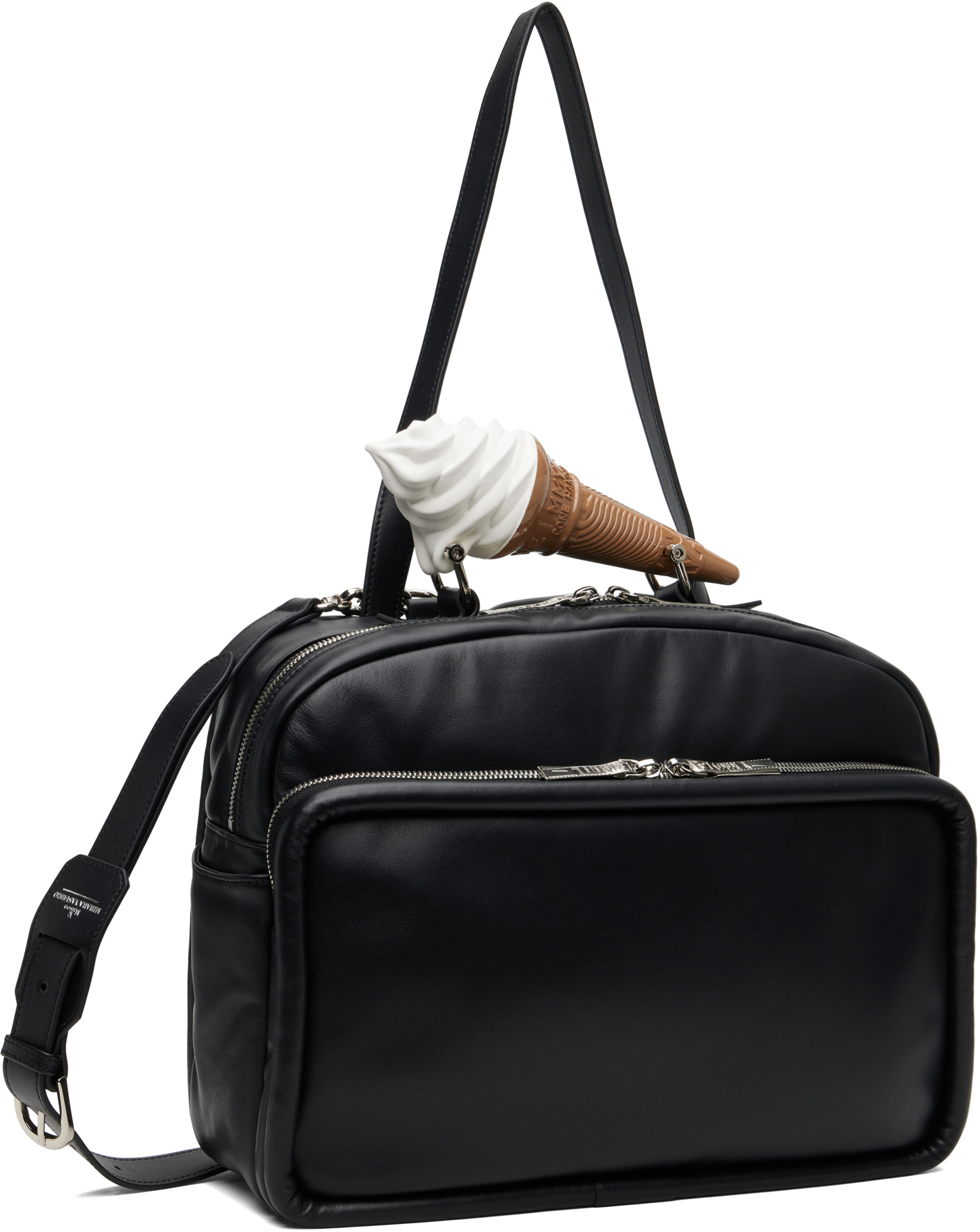Maison MIHARA YASUHIRO - Black Soft Serve Handle Bag