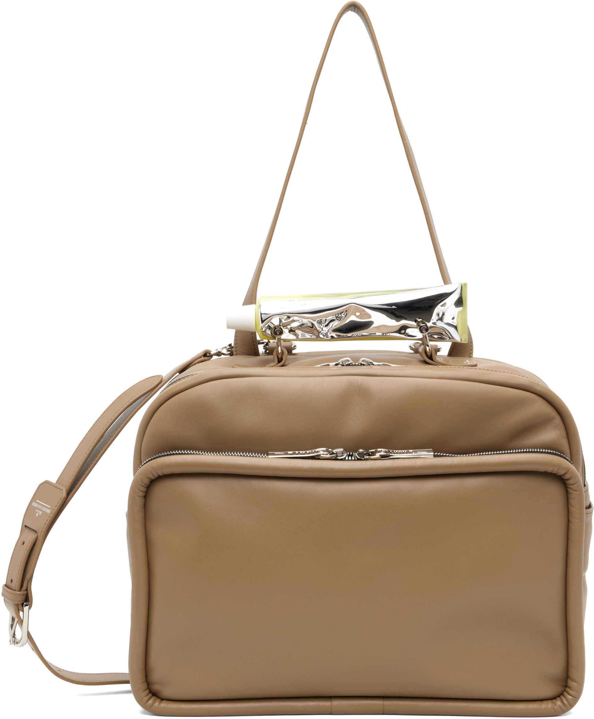 Maison MIHARA YASUHIRO - Beige Toothpaste Handle Bag
