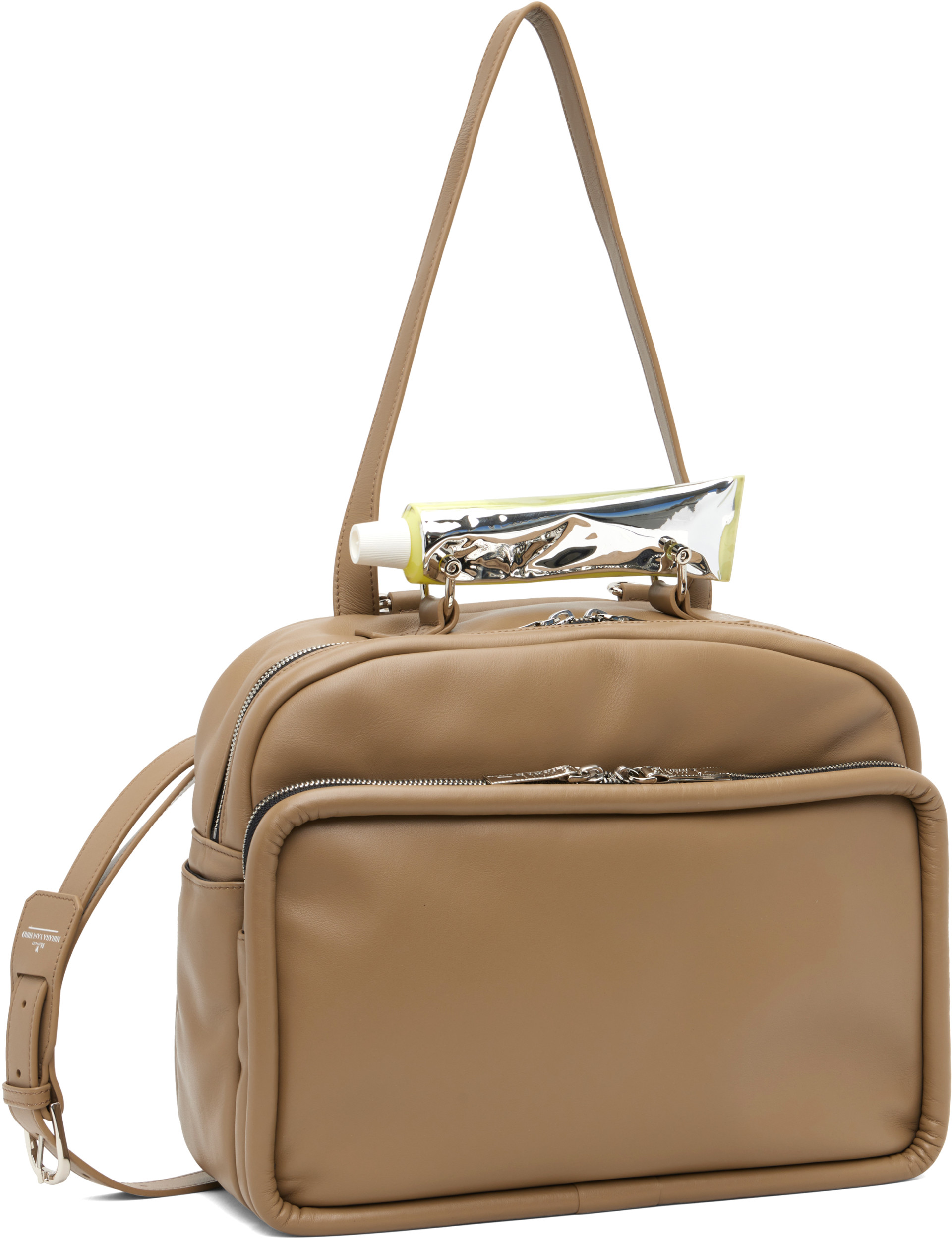 Maison MIHARA YASUHIRO - Beige Toothpaste Handle Bag