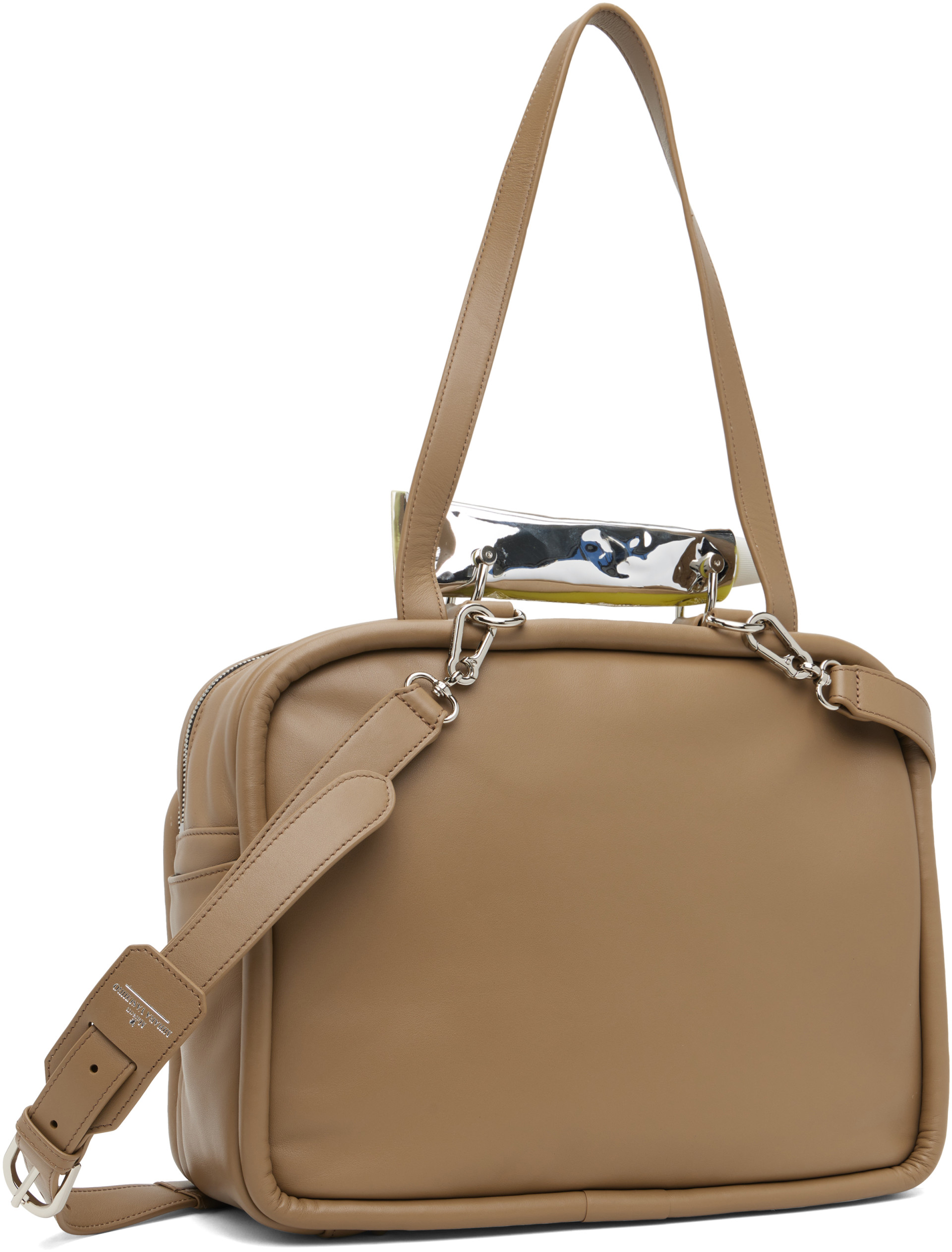 Maison MIHARA YASUHIRO - Beige Toothpaste Handle Bag
