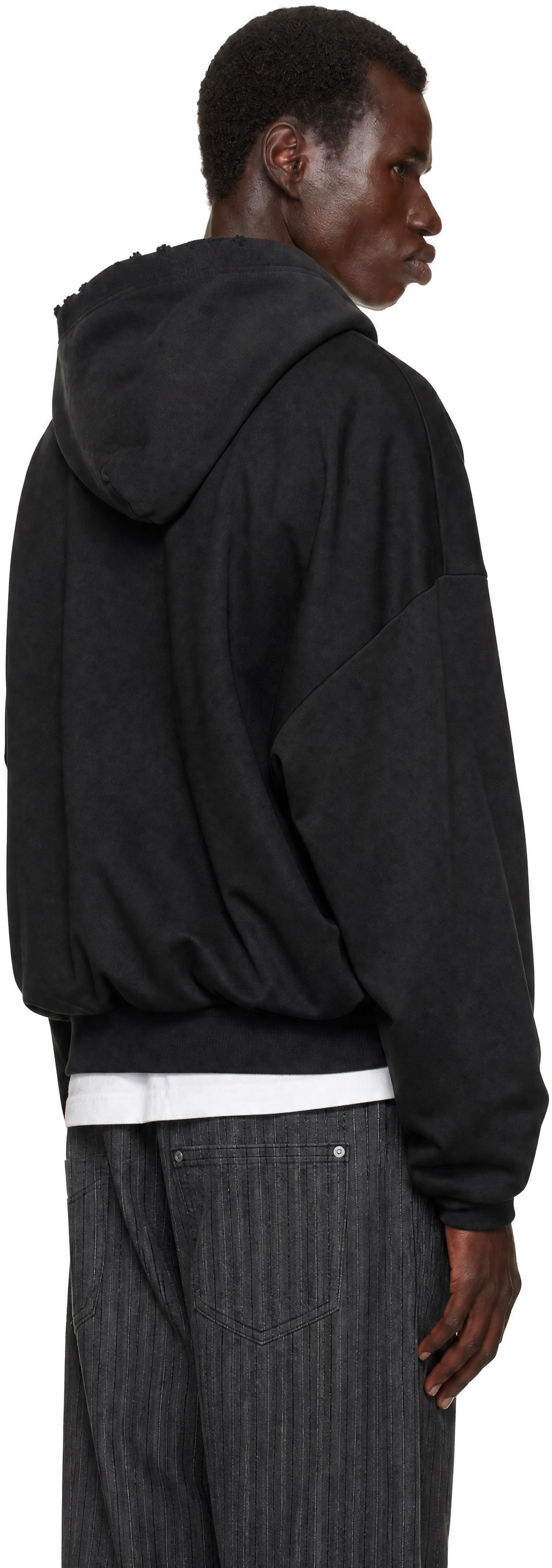 Maison MIHARA YASUHIRO - Black Shifted Layer Track Jacket