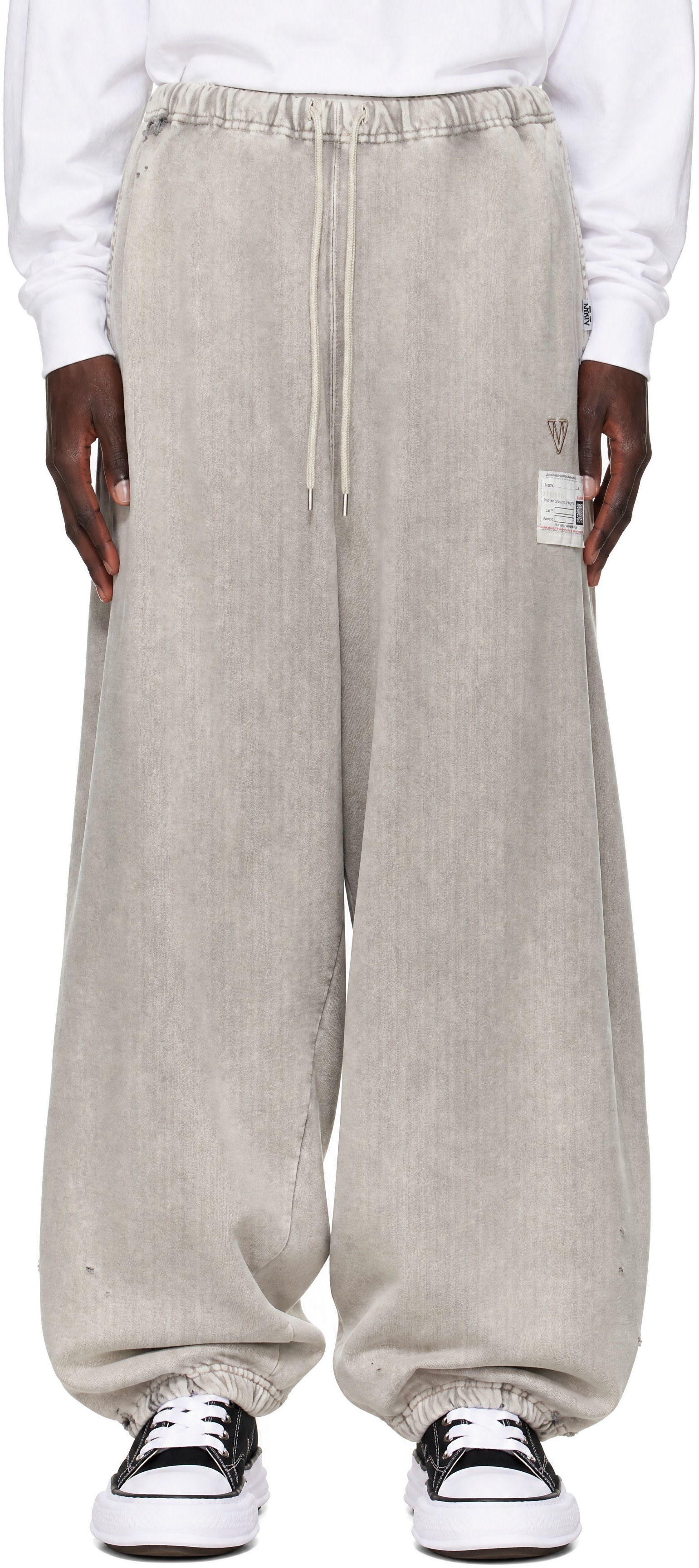 Maison MIHARA YASUHIRO - Gray Bleached Sweatpants