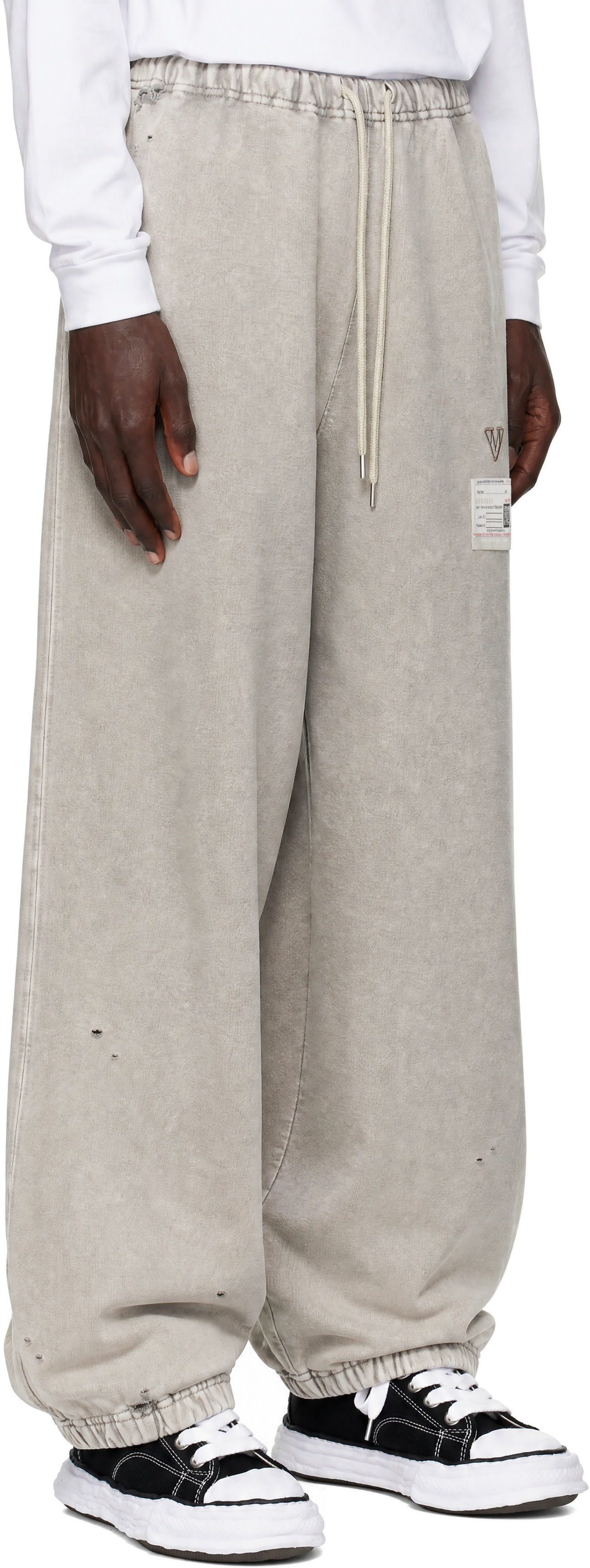 Maison MIHARA YASUHIRO - Gray Bleached Sweatpants
