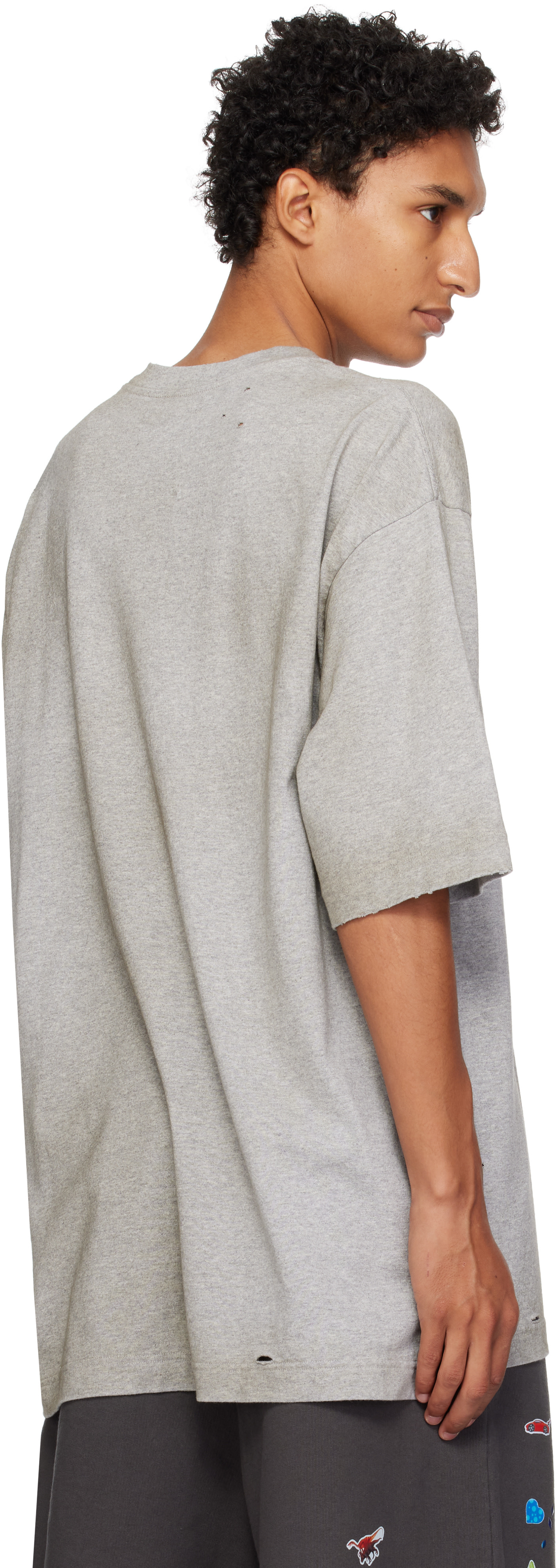 Maison MIHARA YASUHIRO - Gray Leon Doodle Printed T-shirt