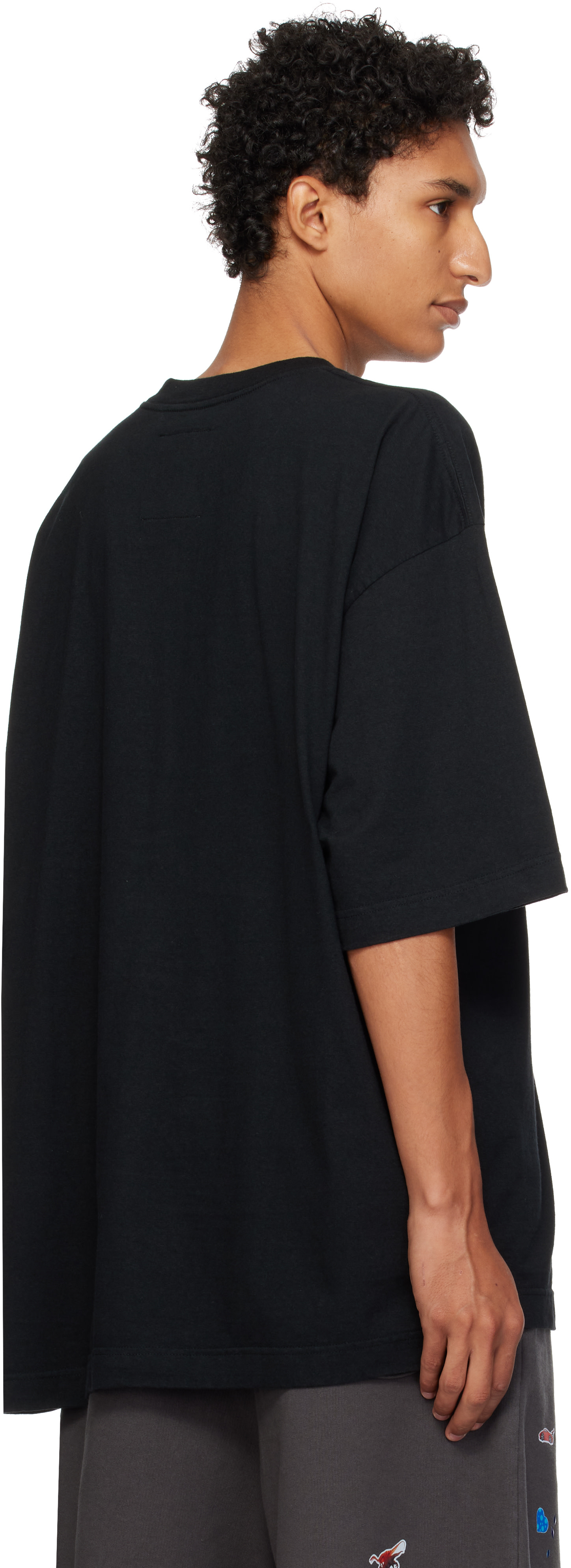 Maison MIHARA YASUHIRO - Black Leon Printed T-shirt