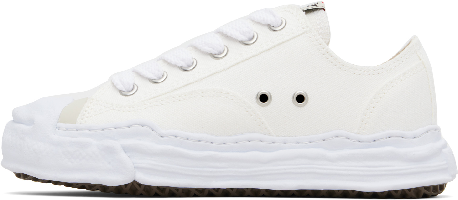 Maison MIHARA YASUHIRO: オフホワイト 'Hank' OG Sole キャンバス