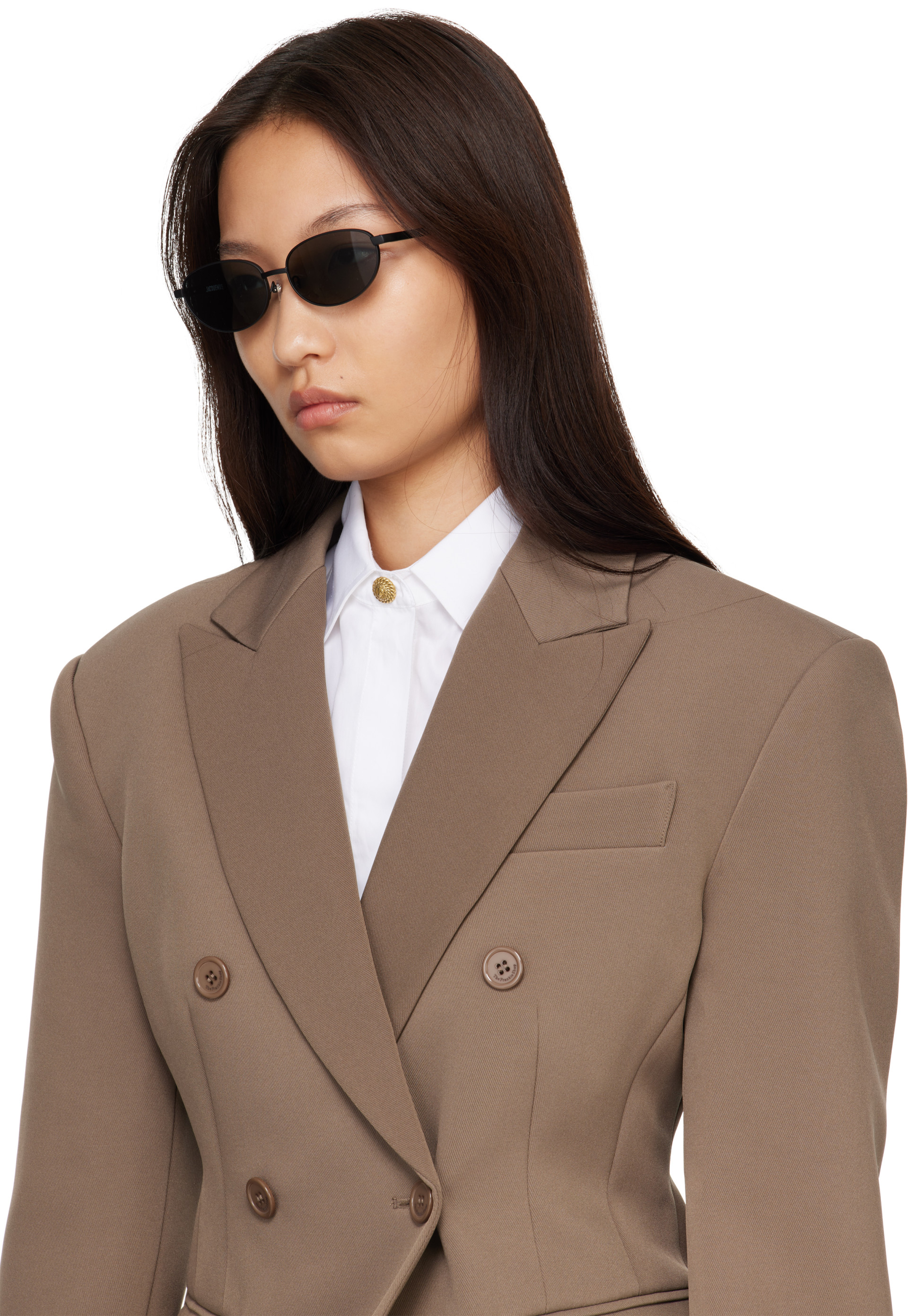 JACQUEMUS - Lunettes de soleil Alba noires