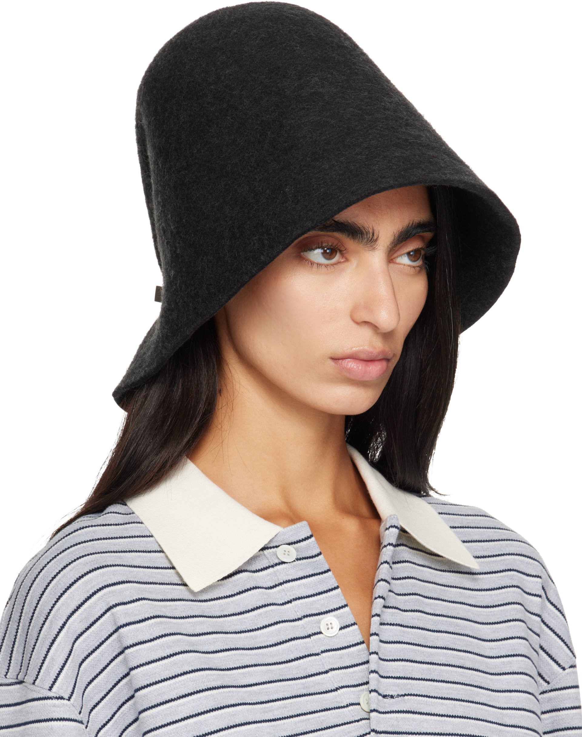 JACQUEMUS - Chapeau cloche noir
