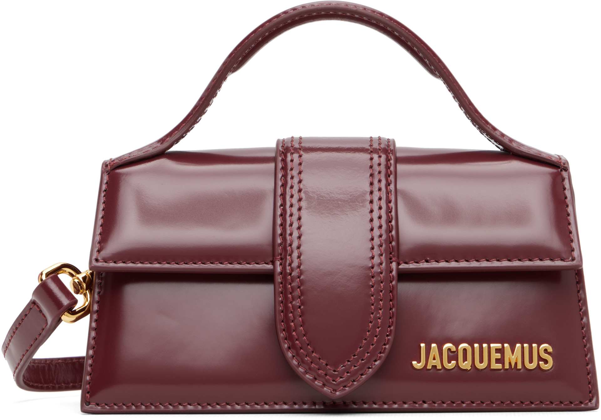 JACQUEMUS - Sac Bambino bourgogne
