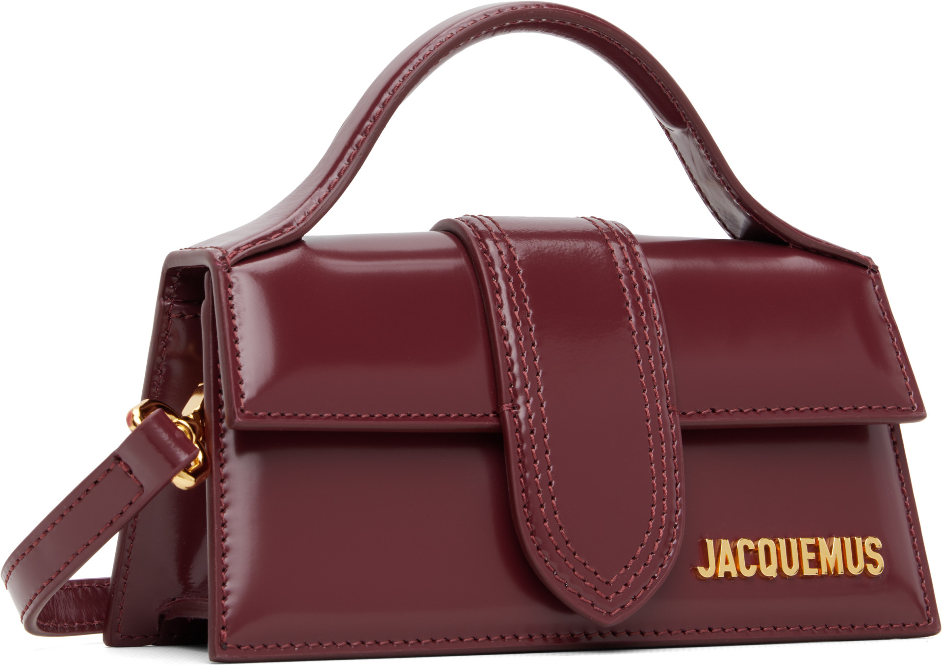 JACQUEMUS - Sac Bambino bourgogne