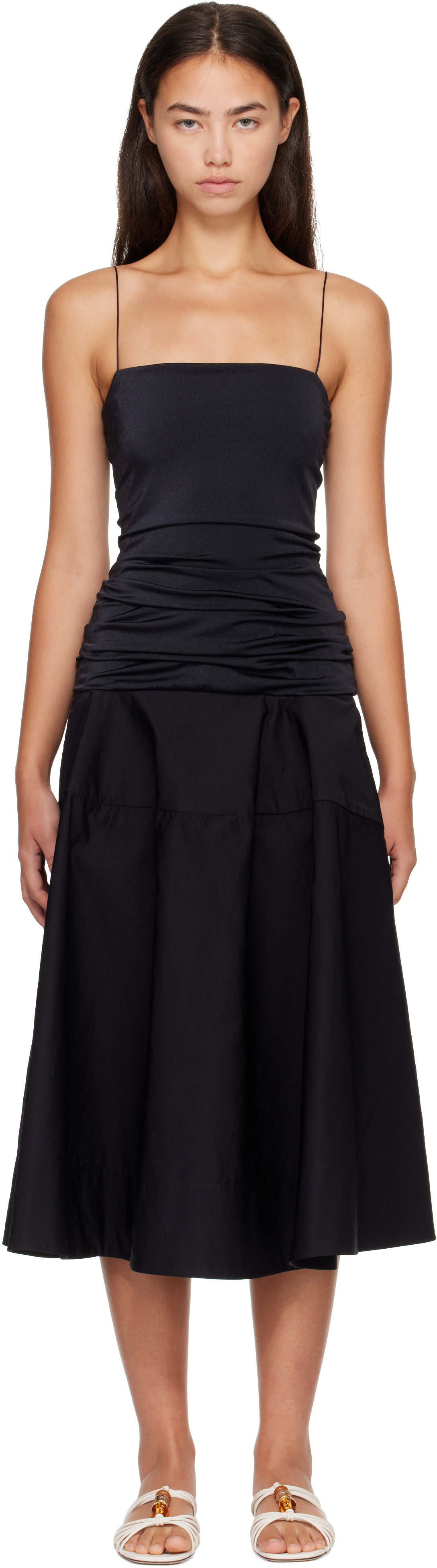JACQUEMUS - Robe midi Paradiso noire