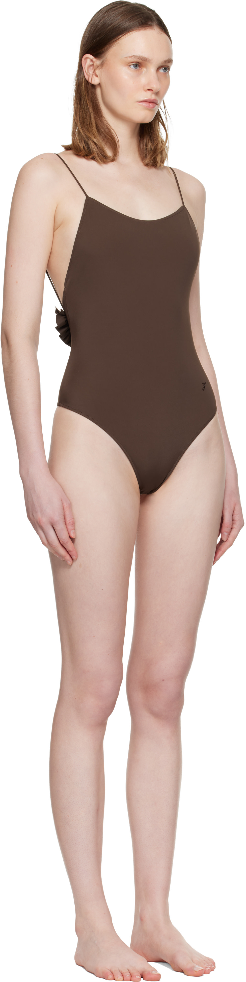 JACQUEMUS - Maillot de bain Cabana brun