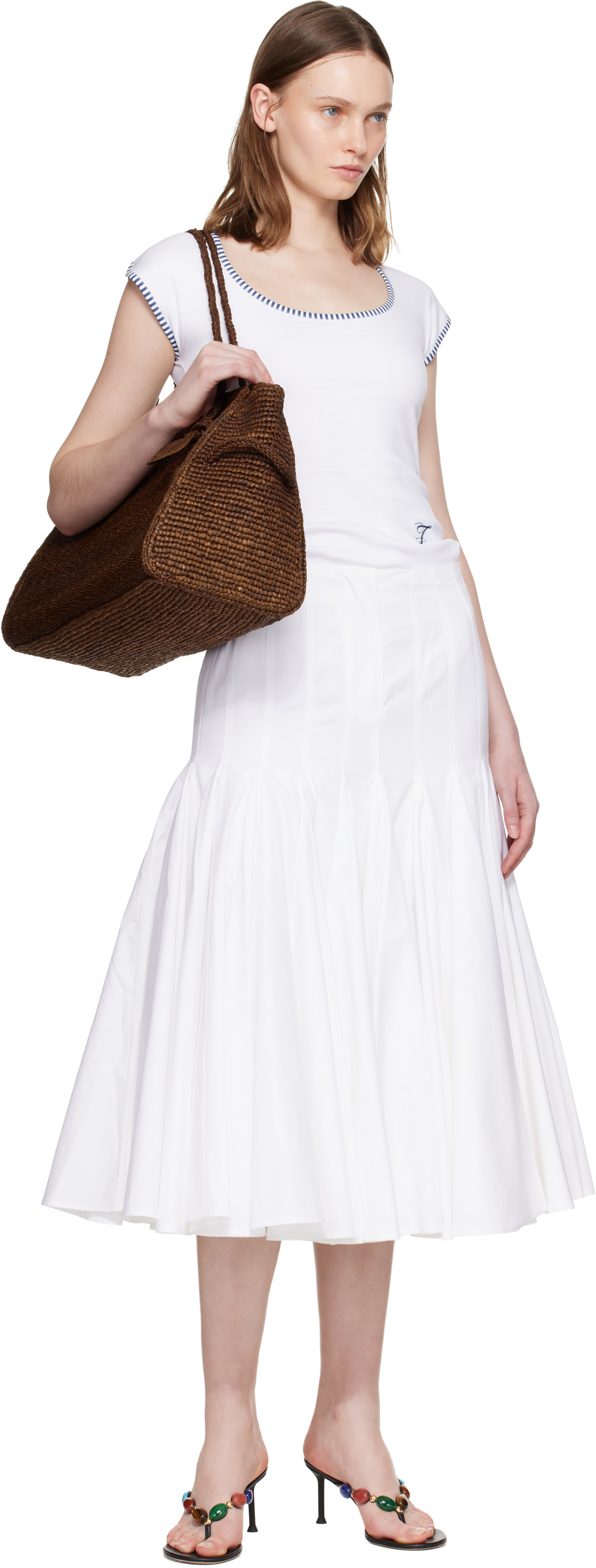 JACQUEMUS - T-shirt Espiral blanc