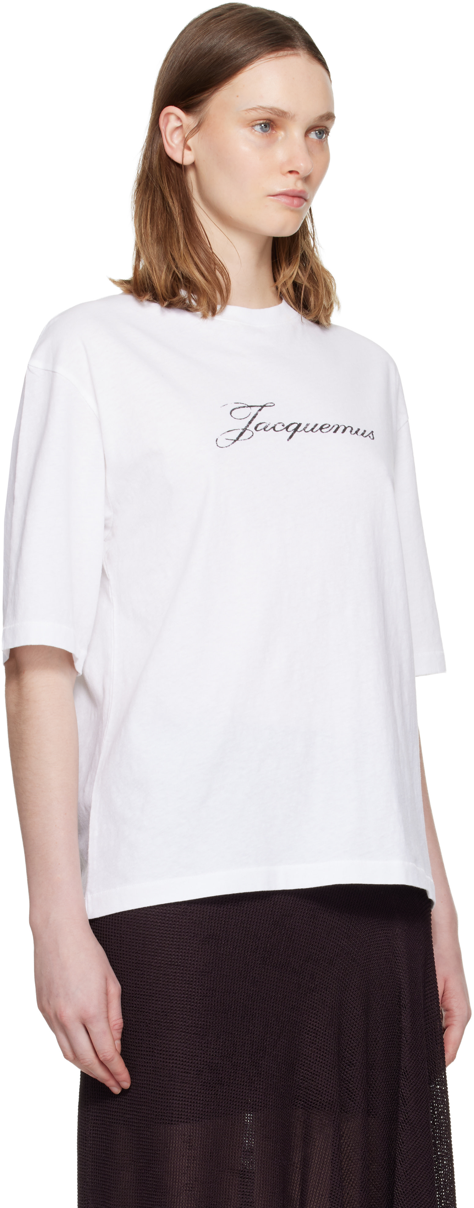 JACQUEMUS - T-shirt blanc à logo