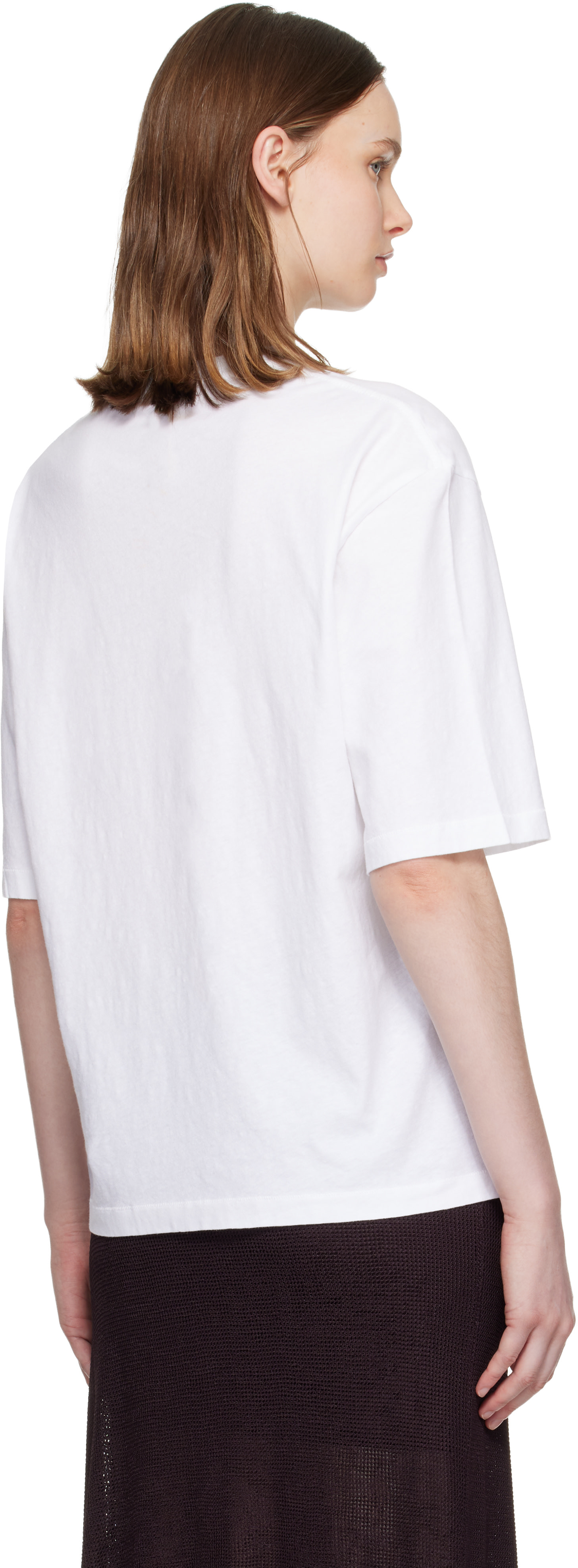 JACQUEMUS - T-shirt blanc à logo