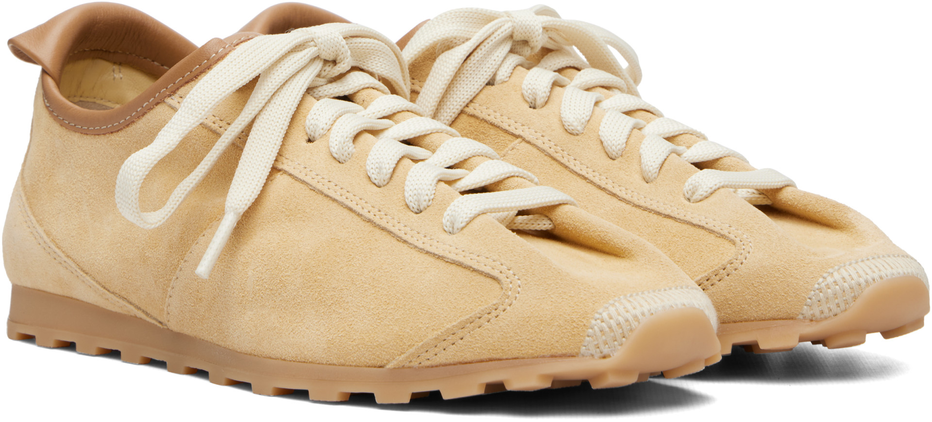 JACQUEMUS - Baskets de tennis beiges