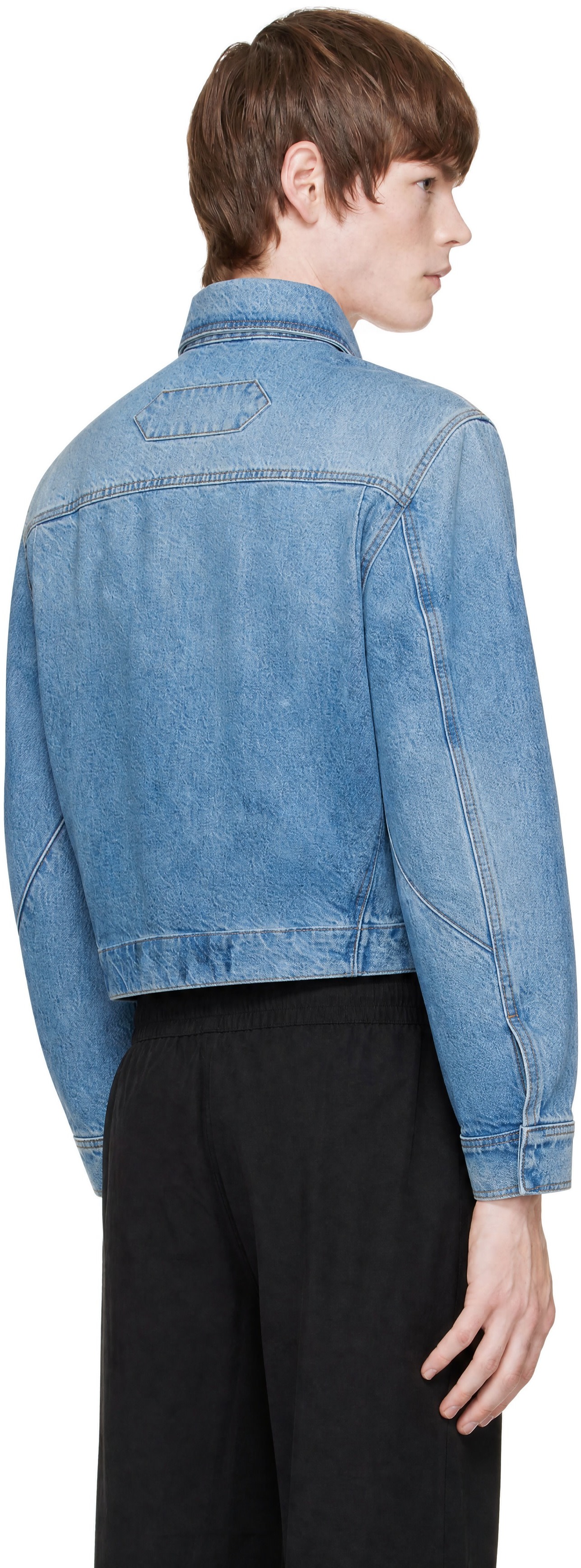 JACQUEMUS: ブルー 'La Veste de-Nîmes Canevas' デニムジャケット