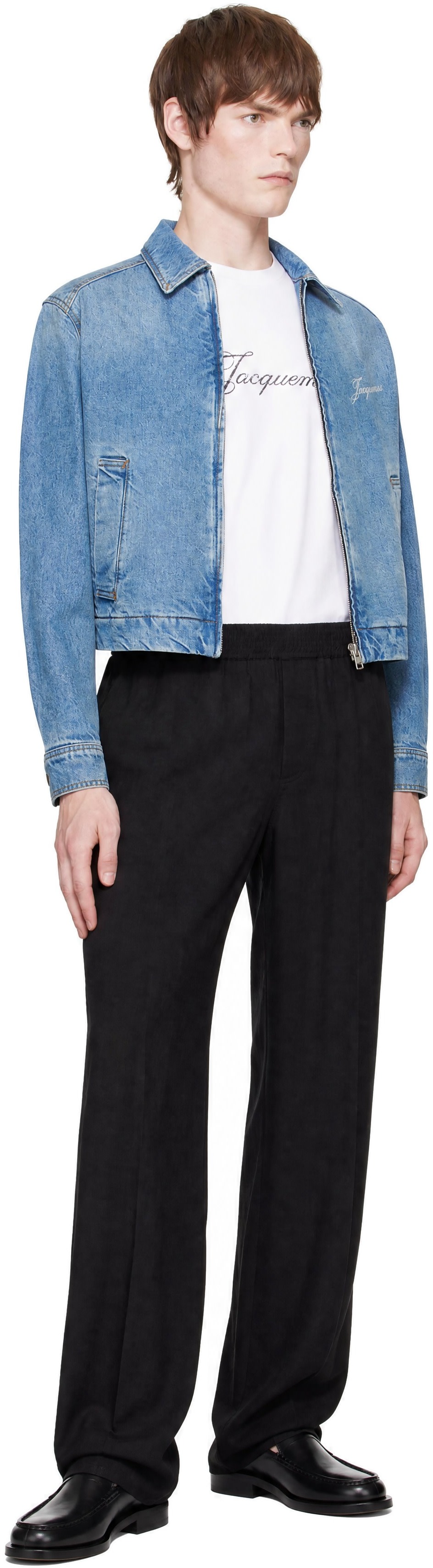 JACQUEMUS: ブルー 'La Veste de-Nîmes Canevas' デニムジャケット