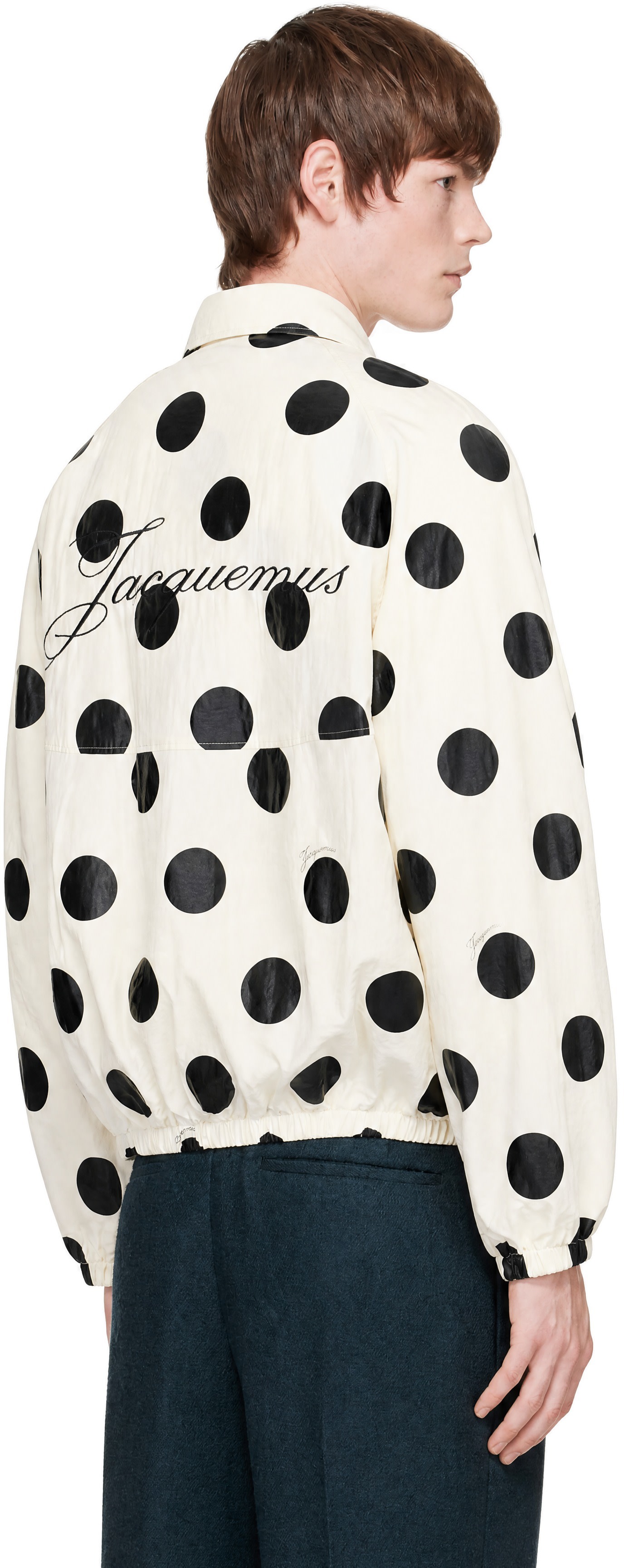 JACQUEMUS - 灰白色 The Windbreaker 夹克