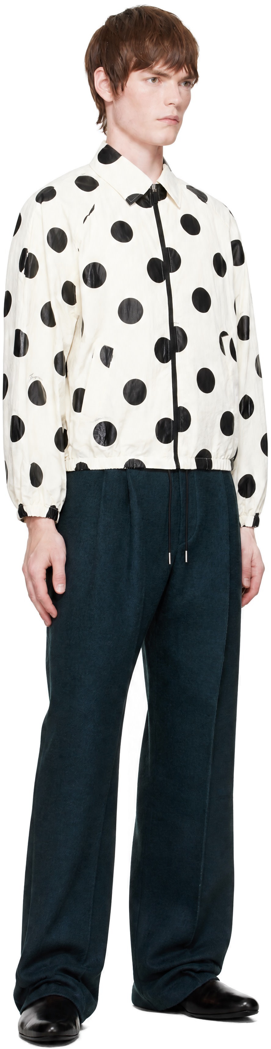 JACQUEMUS - Blouson coupe-vent blanc cassé