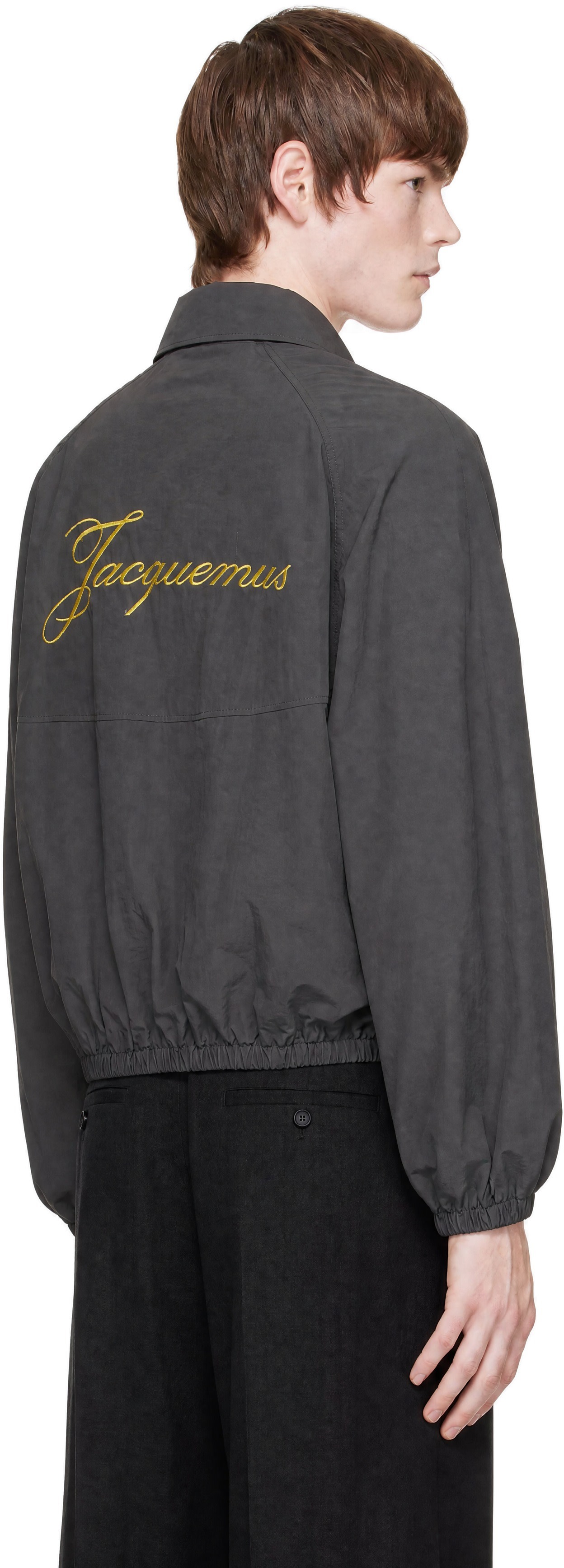 JACQUEMUS - Gray 'The windbreaker' Jacket