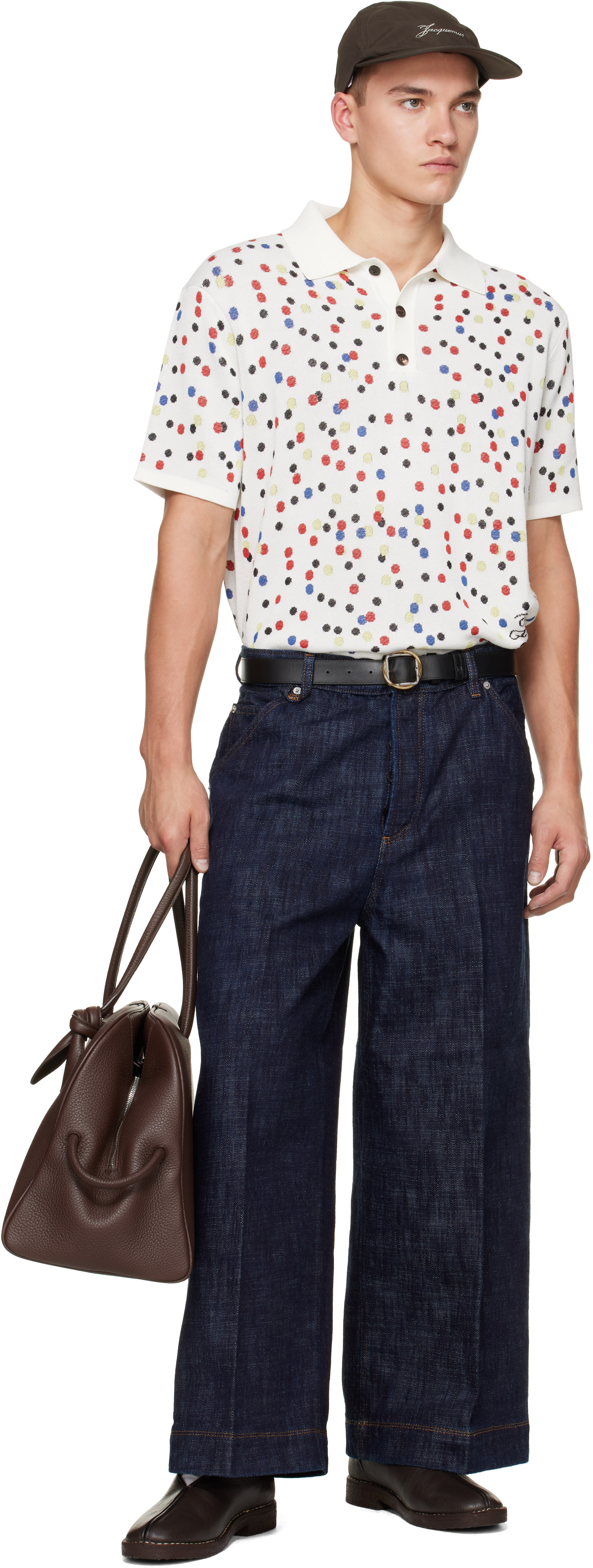 JACQUEMUS - ブルー 'Le de-Nîmes' ジーンズ