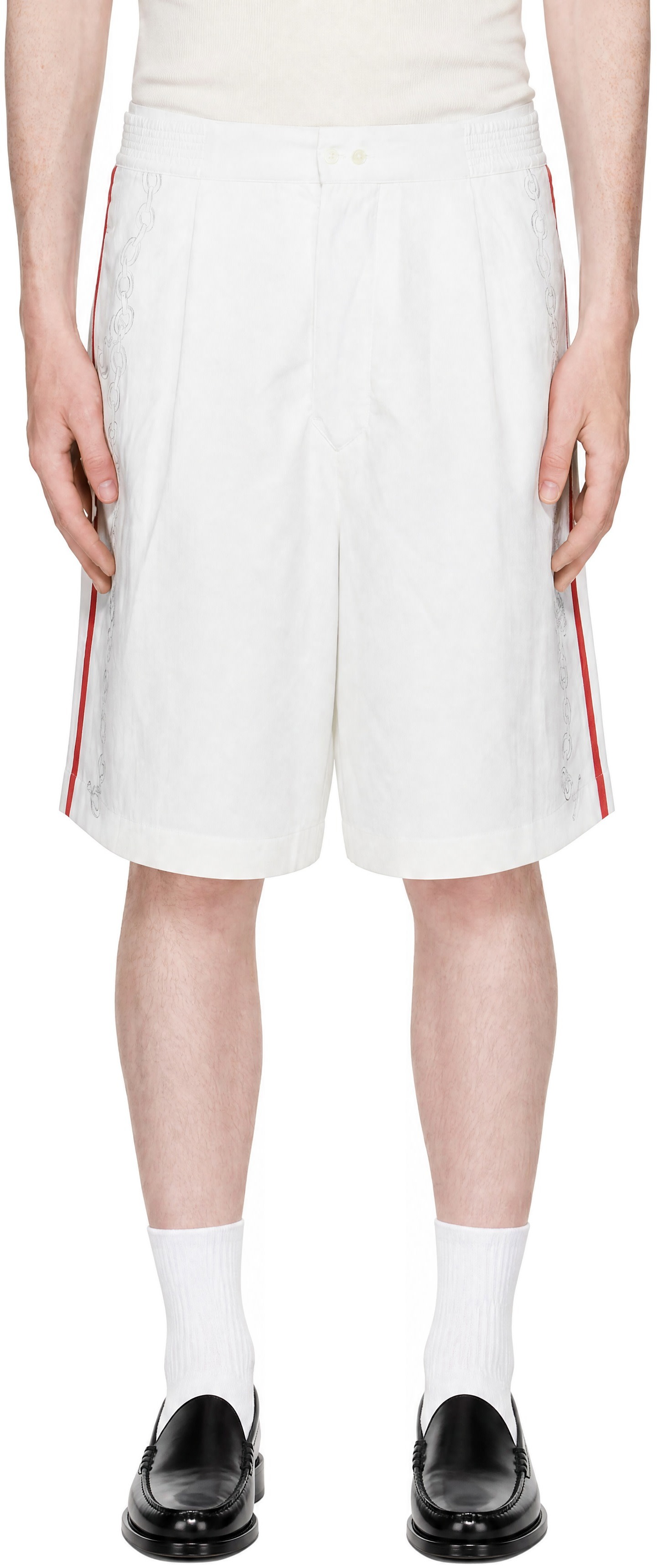 JACQUEMUS - White 'Le Pyjama' Shorts