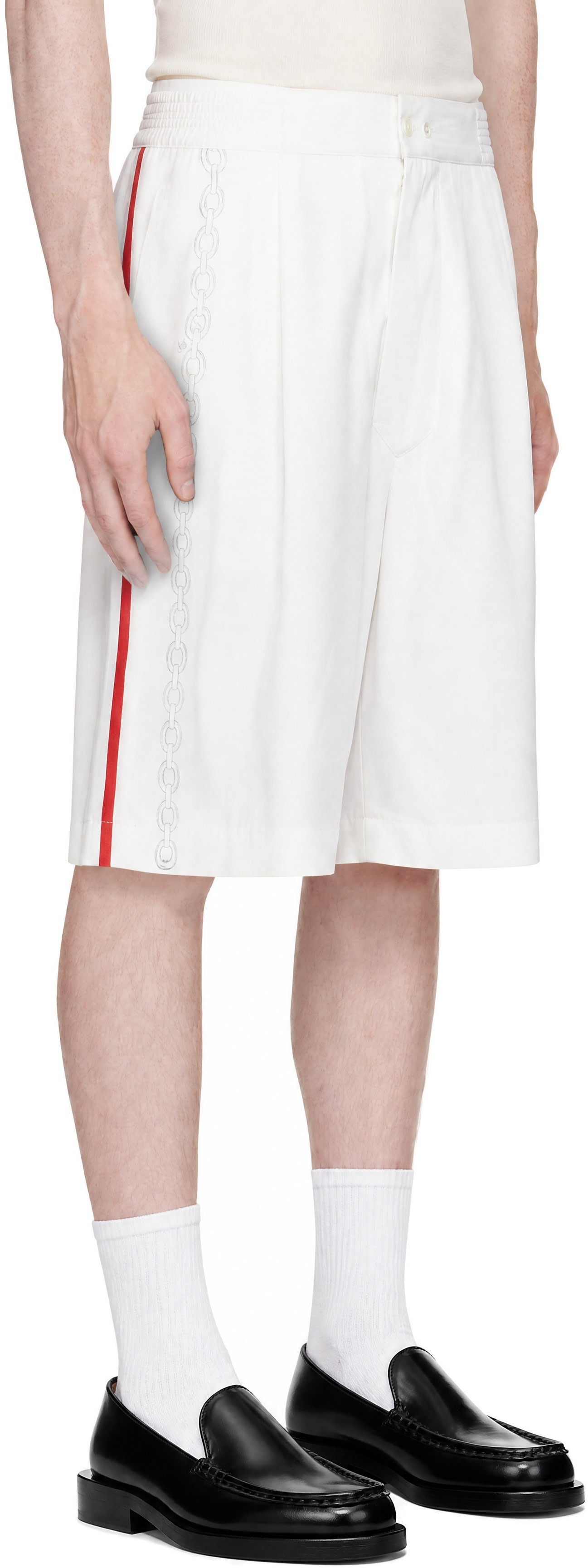 JACQUEMUS - Short de pyjama blanc