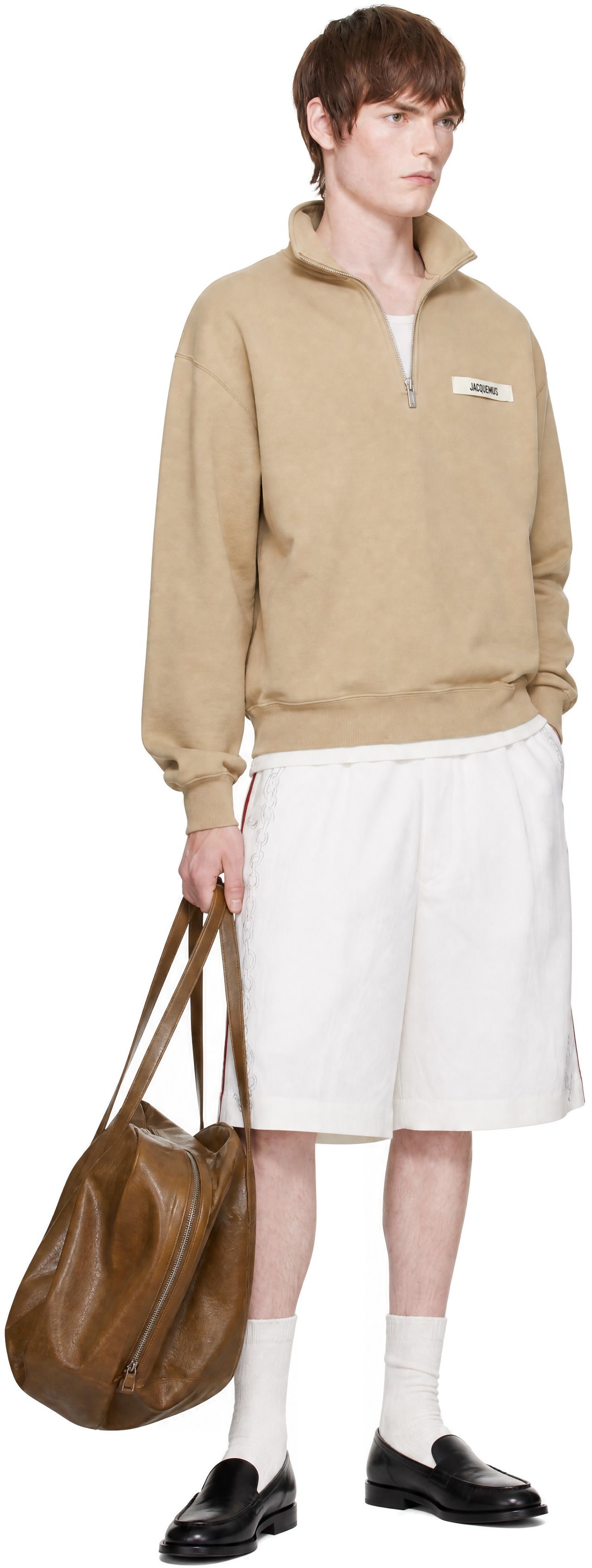 JACQUEMUS - White 'Le Pyjama' Shorts