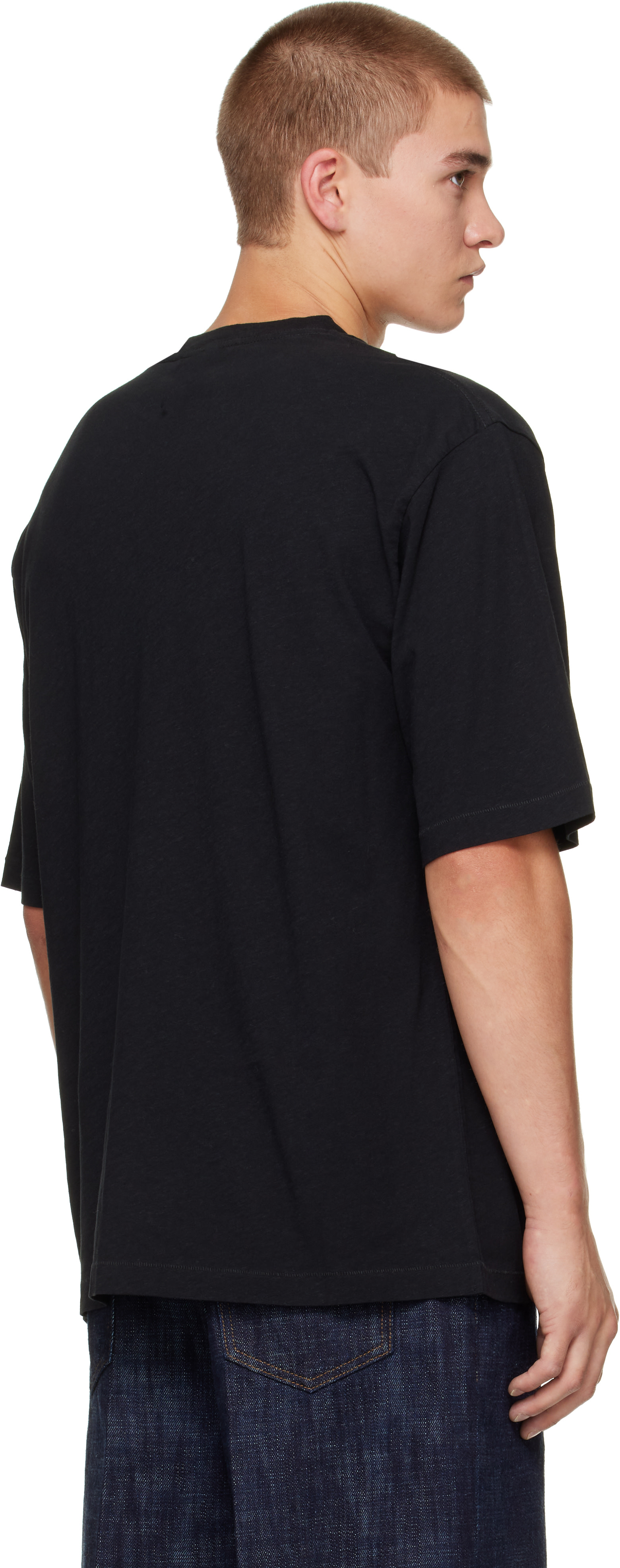 JACQUEMUS Tシャツ ブラック JACQUEMUS: Black 'The Jacquemus' T-shirt | SSENSE