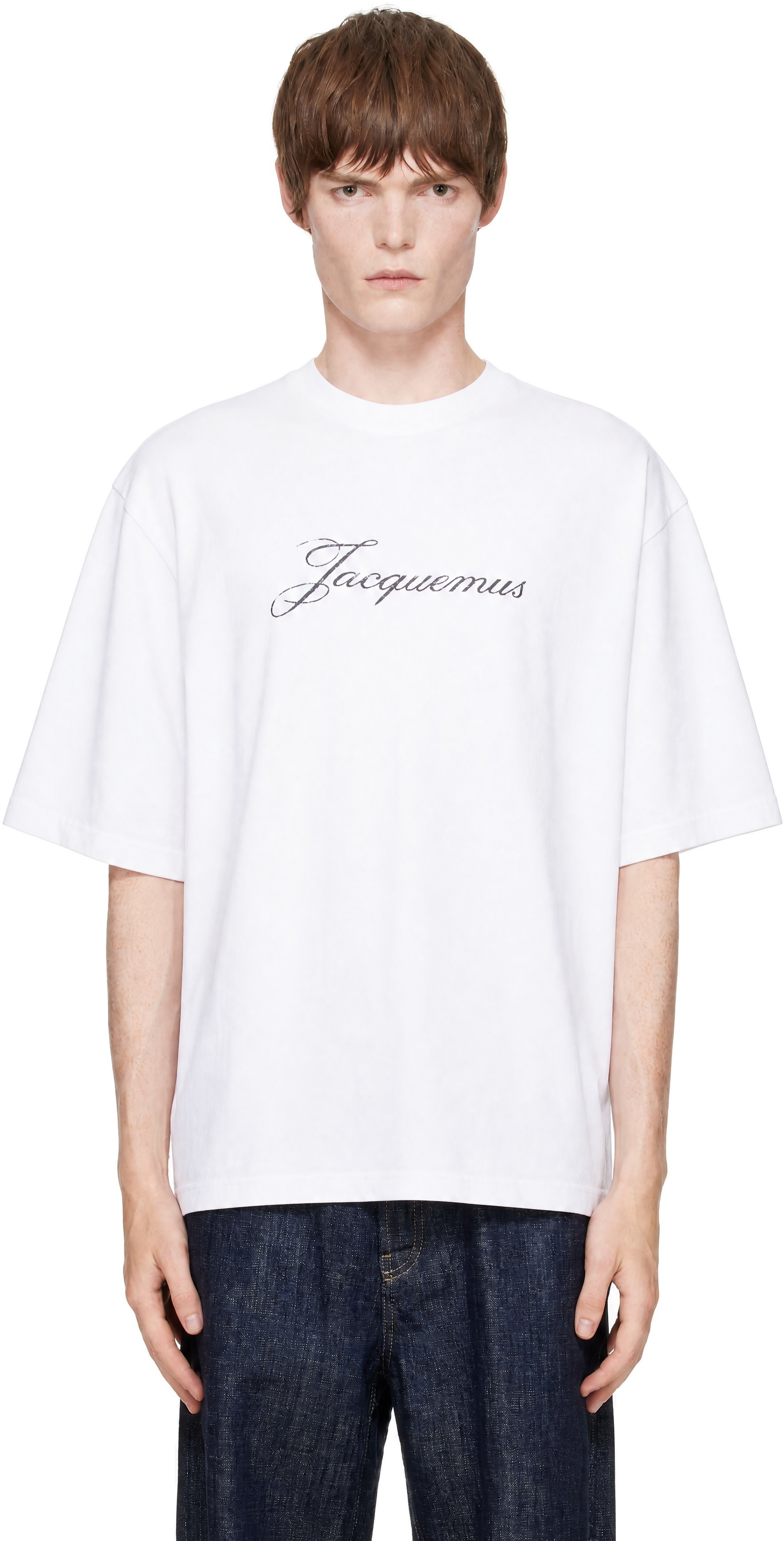 JACQUEMUS - 화이트 더 자크뮈스 티셔츠