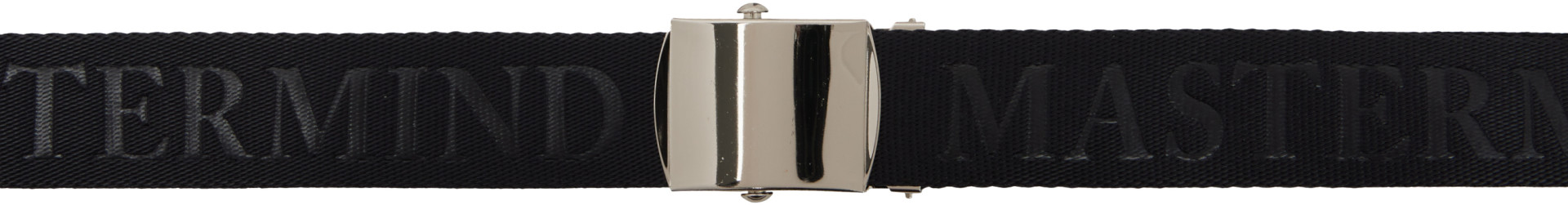 mastermind JAPAN - Black & Silver Chain Belt