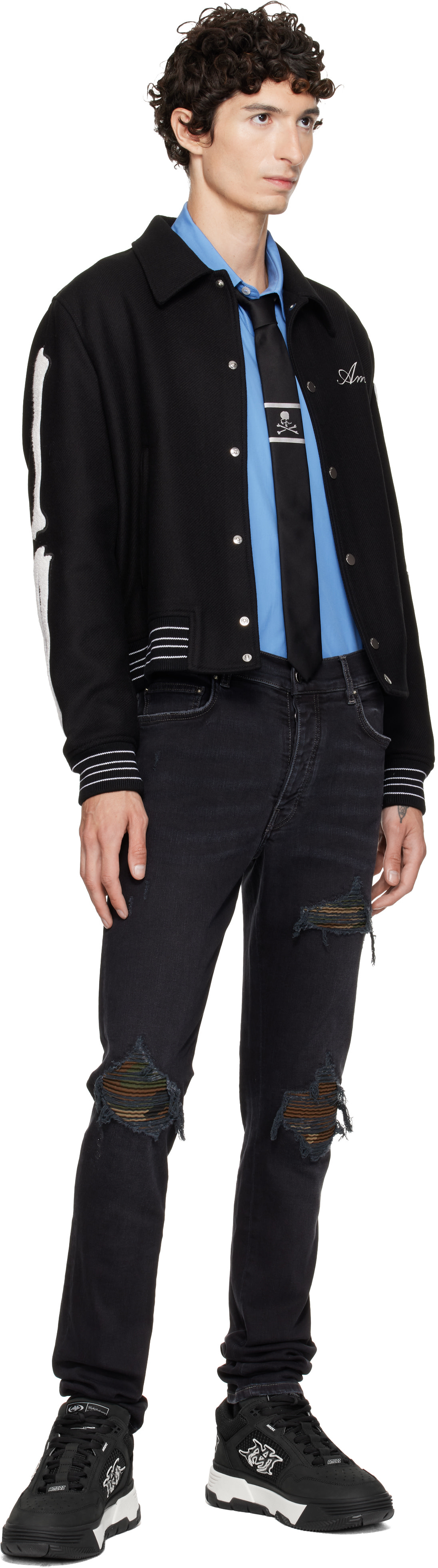 mastermind JAPAN - Black Skull Tie