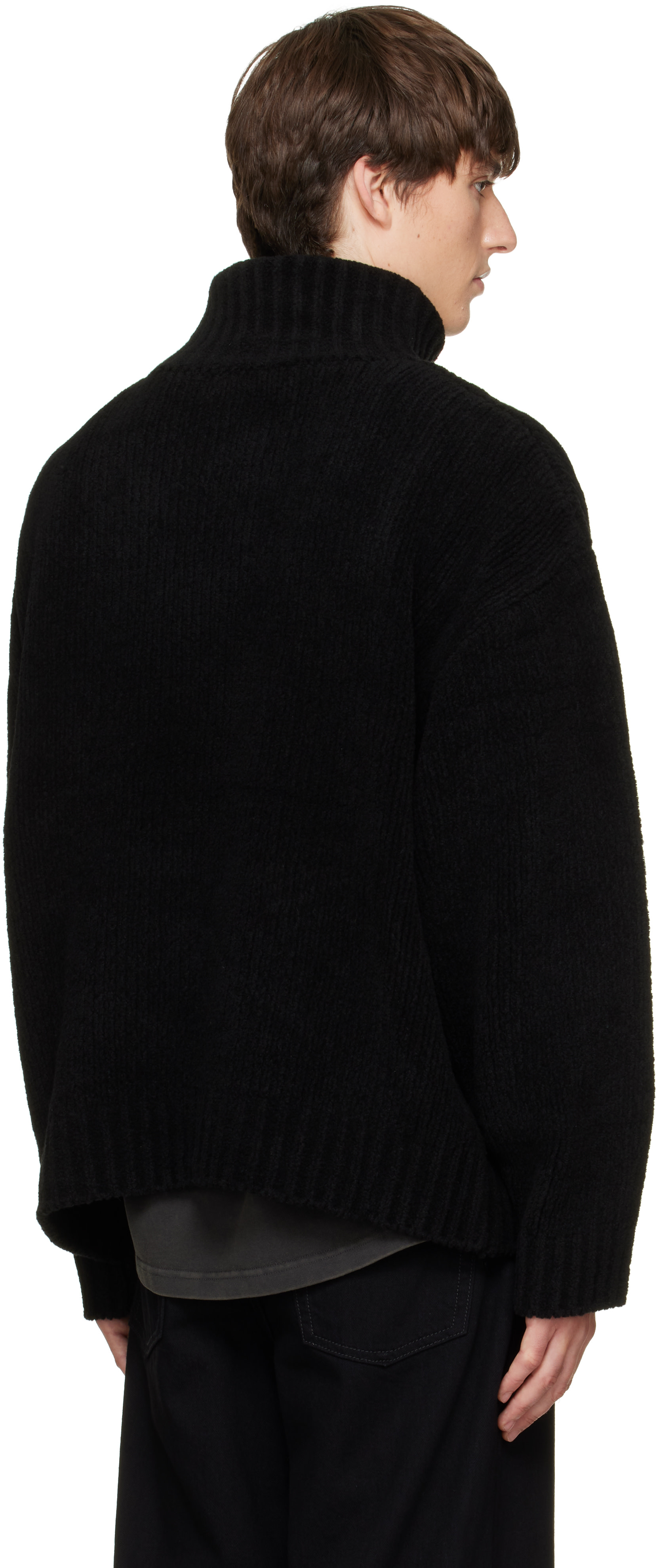 mastermind JAPAN - Black Cashmere Turtleneck
