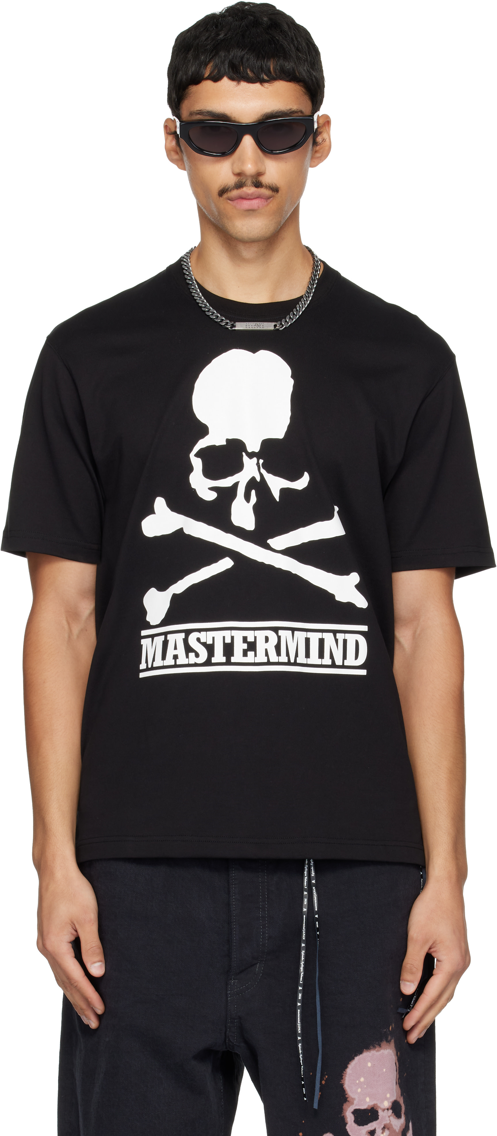 mastermind JAPAN: ブラック MJ Bold Logo S/S Tシャツ | SSENSE 日本 mastermind JAPAN: ブラック MJ Bold Logo S/S Tシャツ | SSENSE 日本