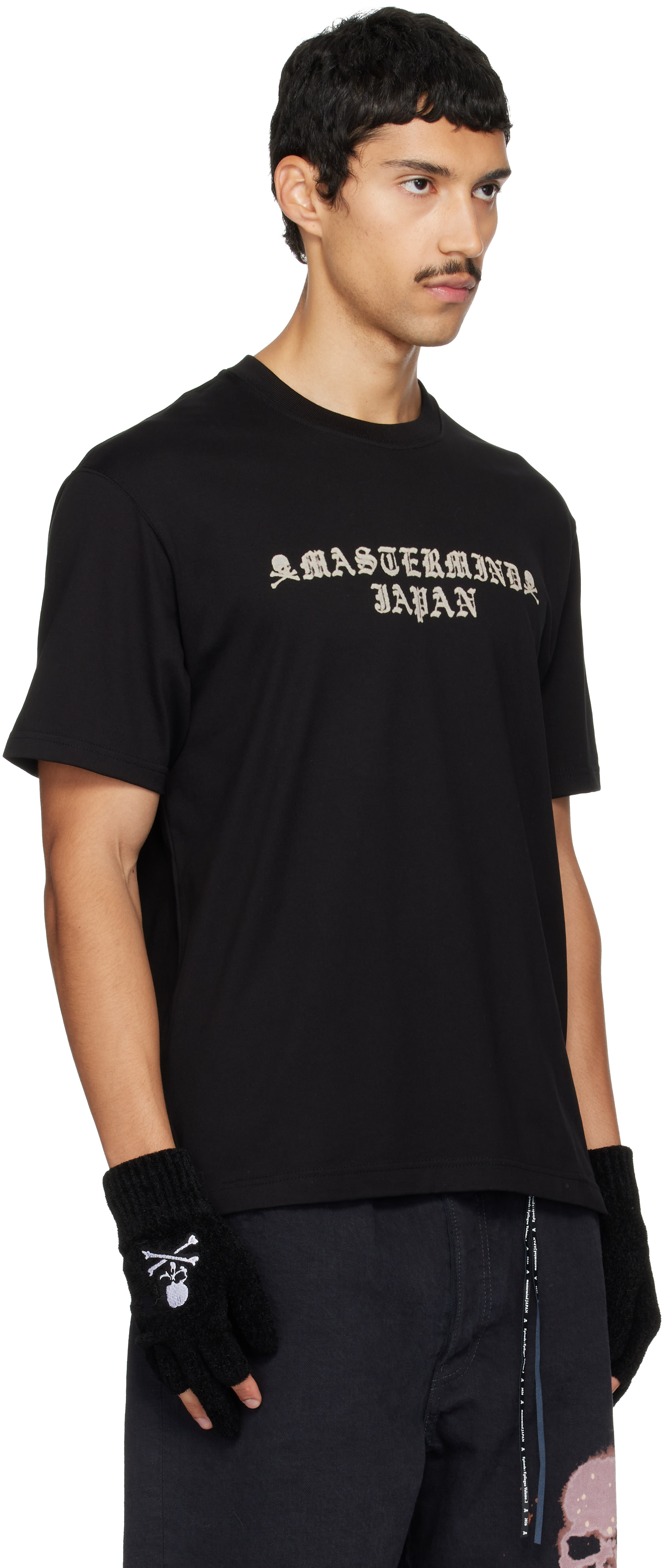mastermind JAPAN: ブラック MJ Former OG S/S Tシャツ | SSENSE 日本