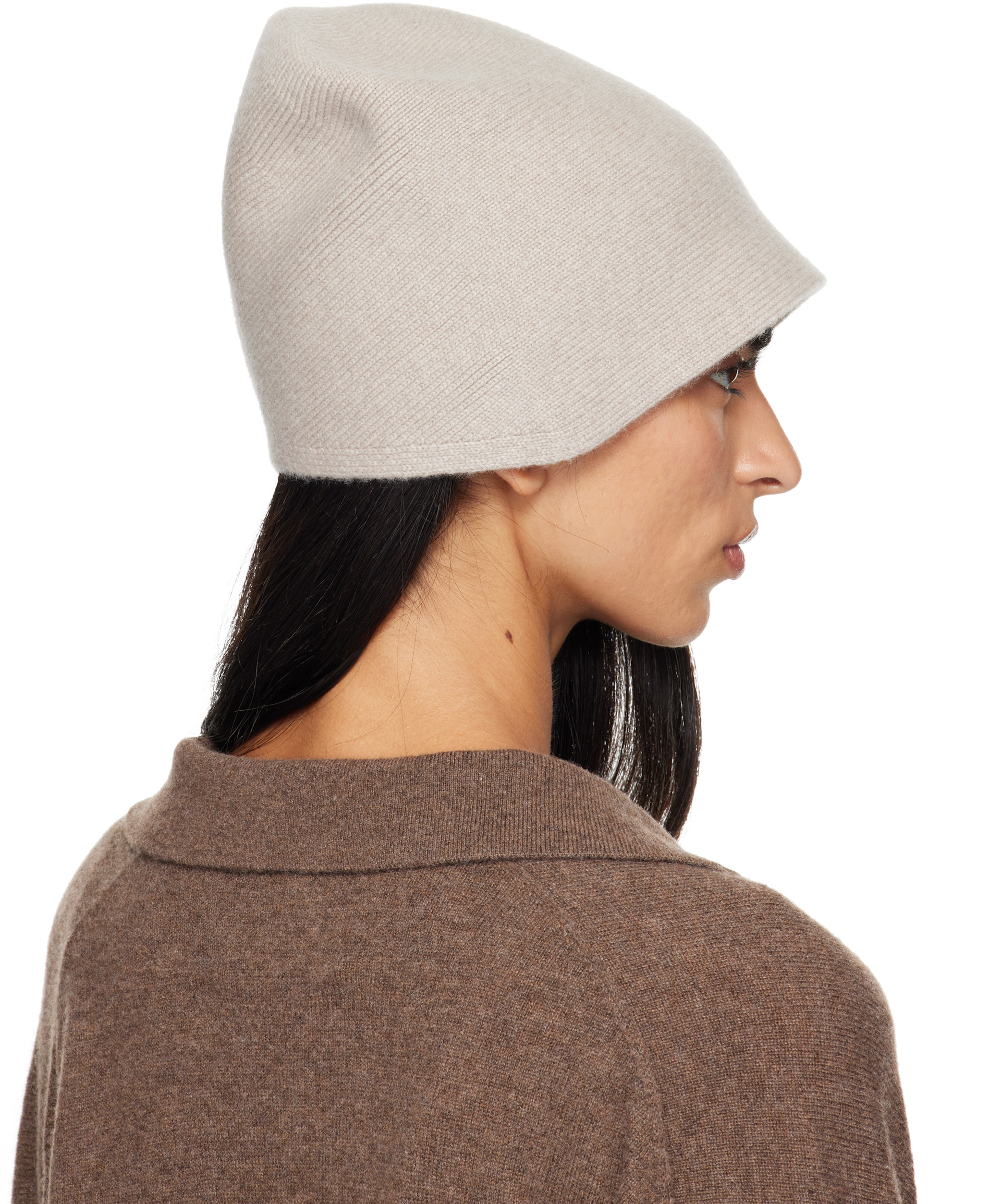 LISA YANG - Bonnet Birgitte blanc cassé