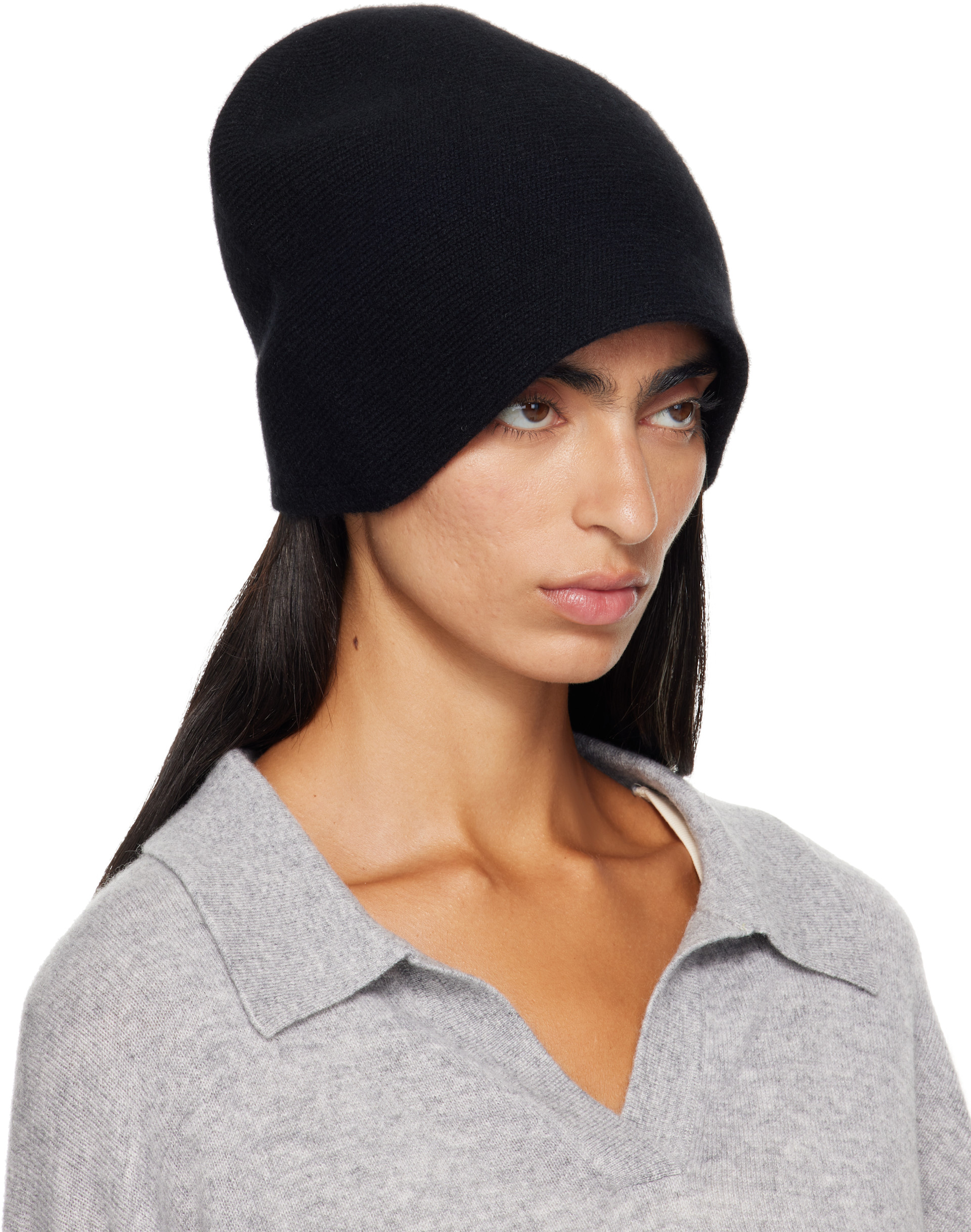 LISA YANG - Black Birgitte Beanie