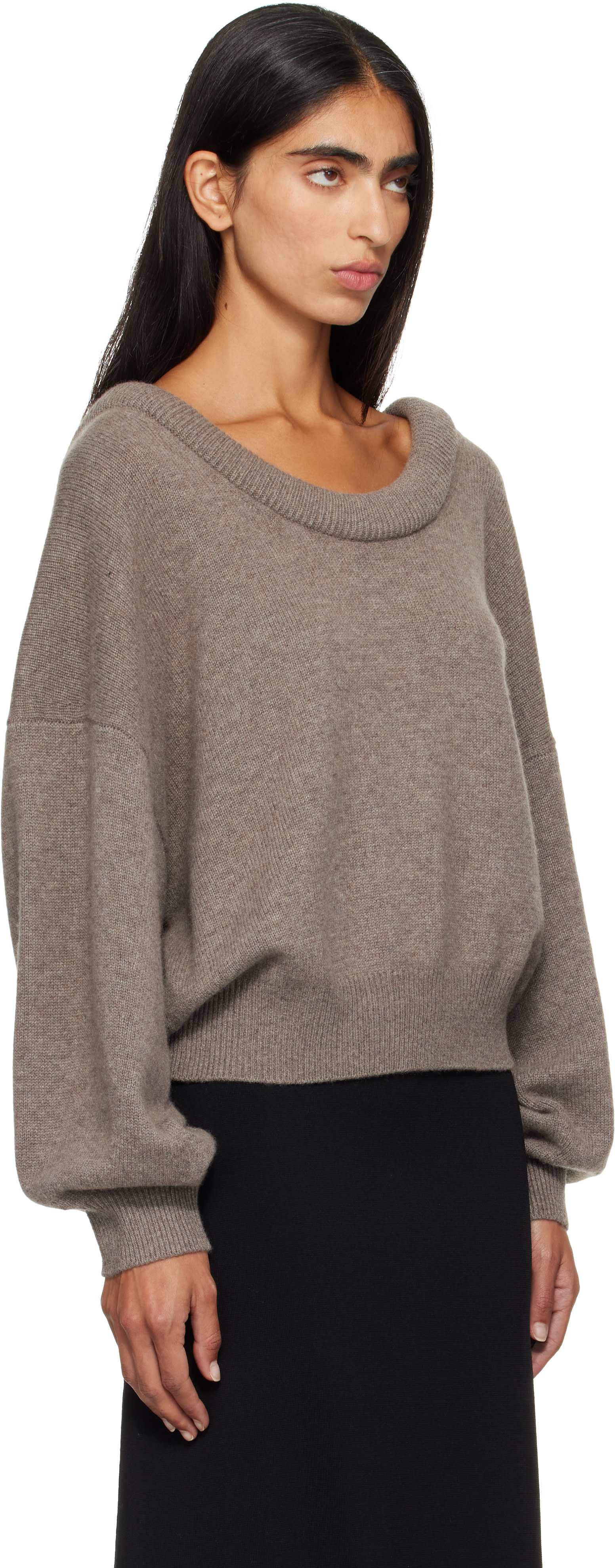 LISA YANG - Pull Doria taupe