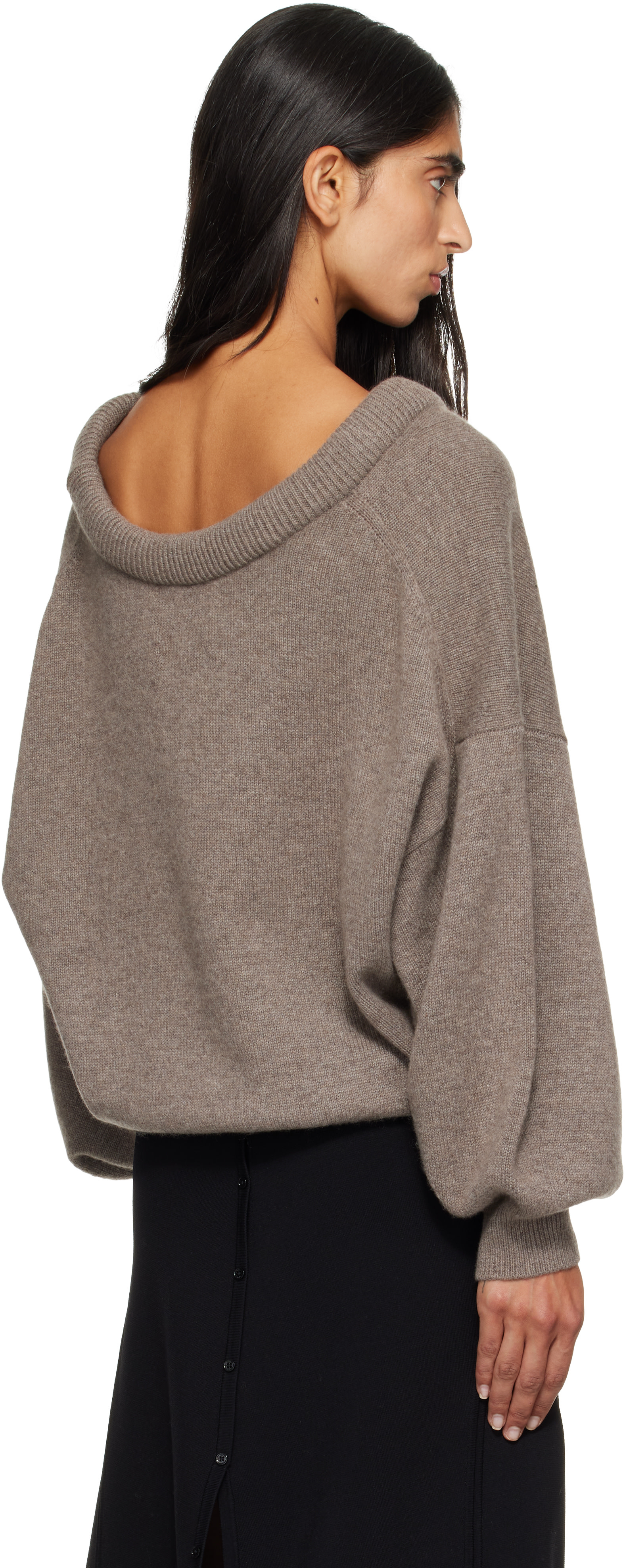 LISA YANG - Pull Doria taupe