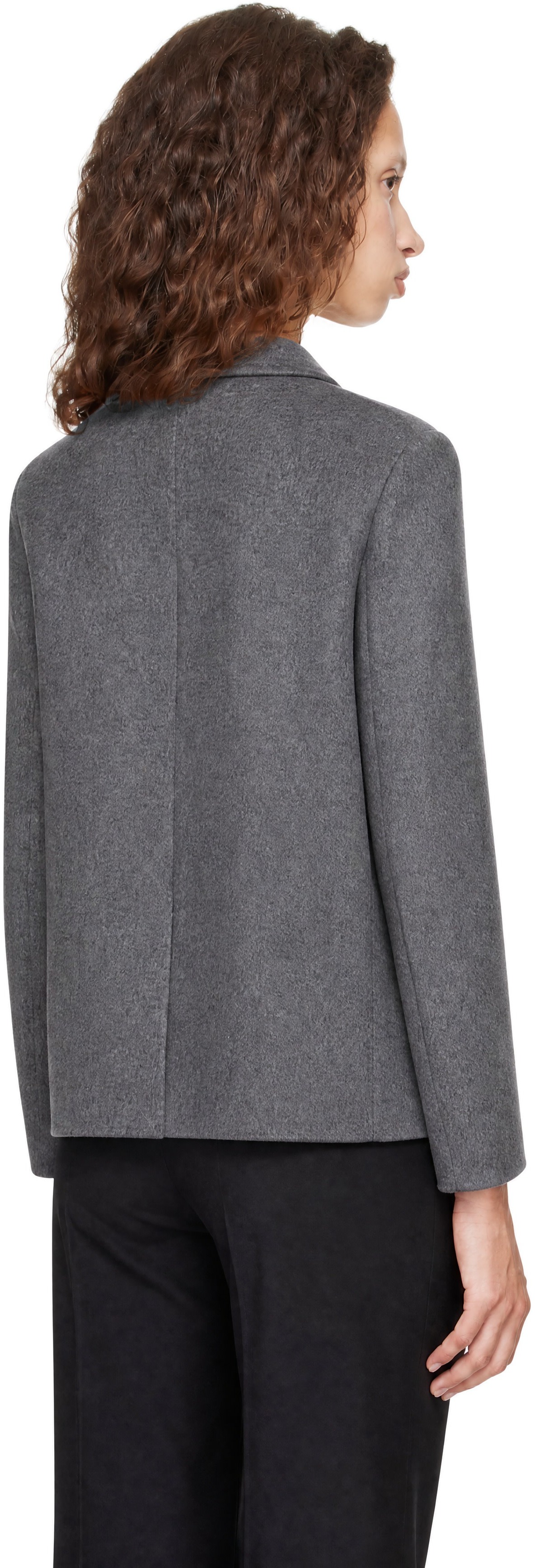 LISA YANG - Gray Doublé Blazer