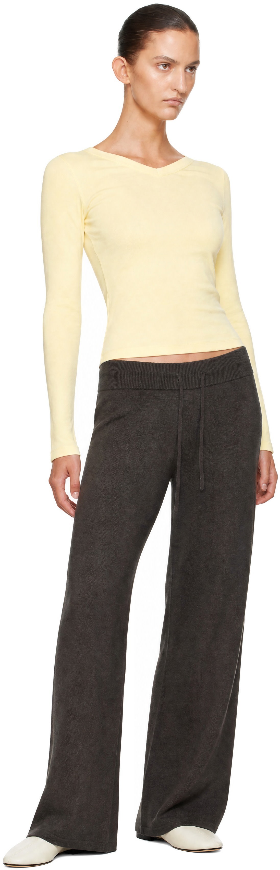 LISA YANG - Pantalon Sofi brun