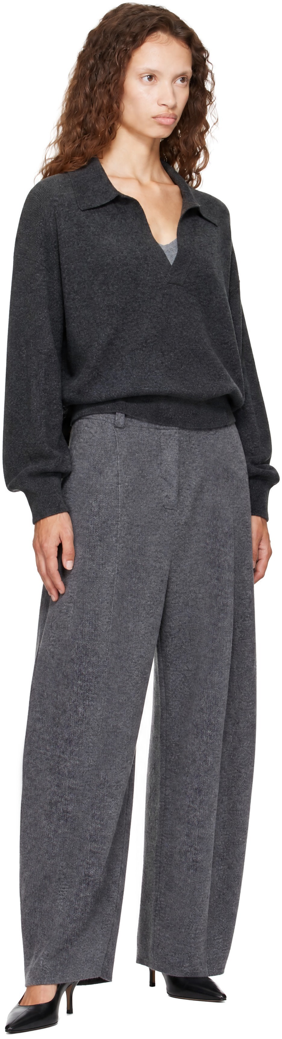 LISA YANG - Pantalon Wrenda gris