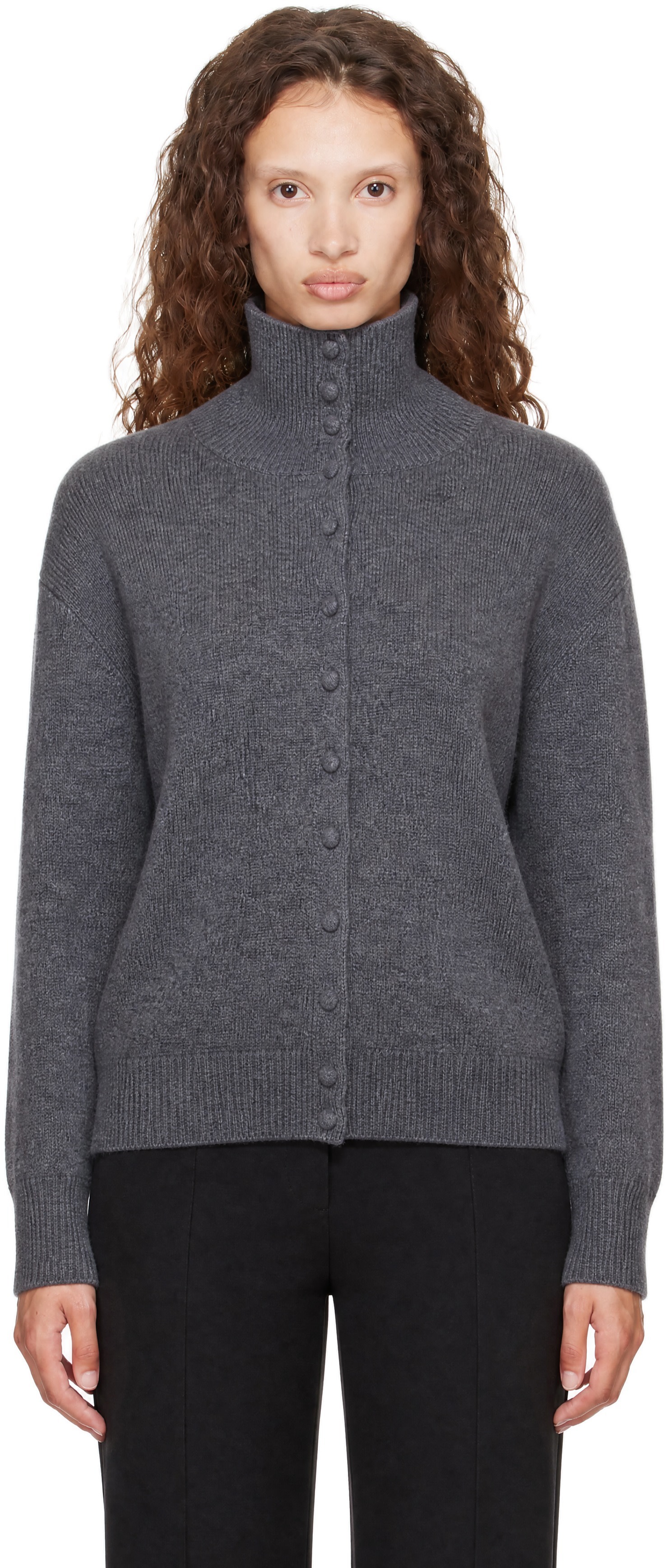 LISA YANG - Cardigan Denie gris