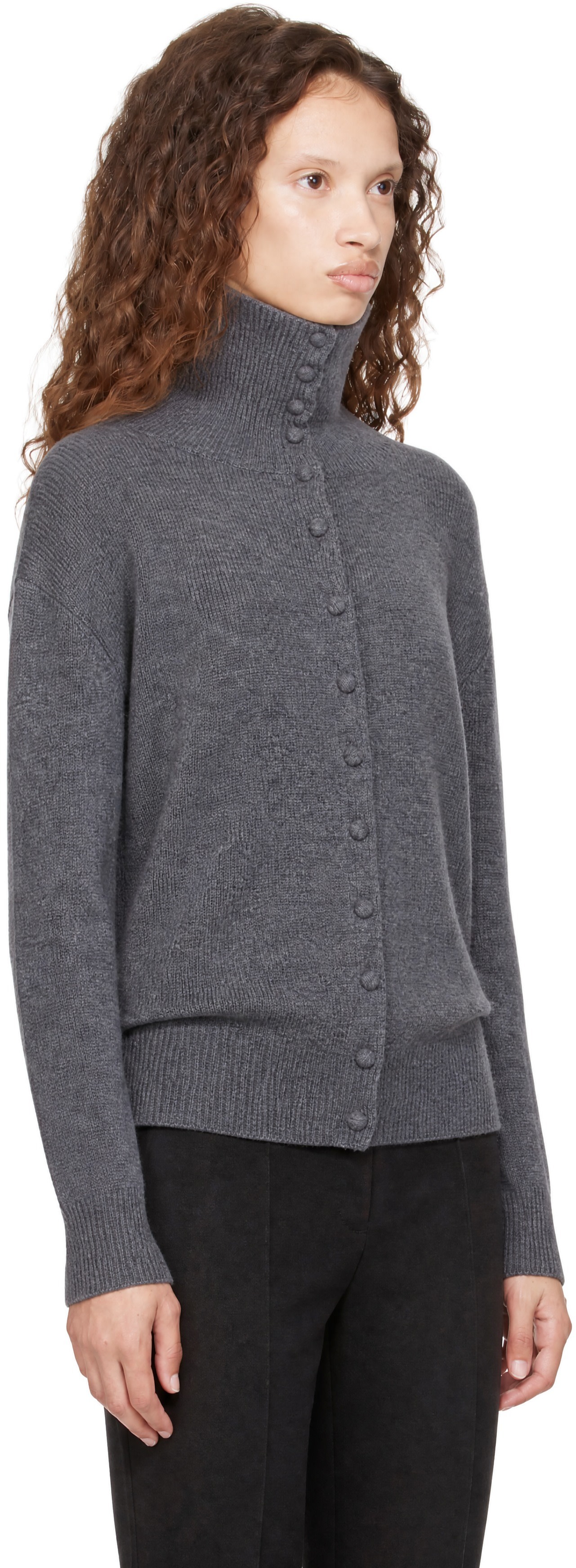 LISA YANG - Cardigan Denie gris