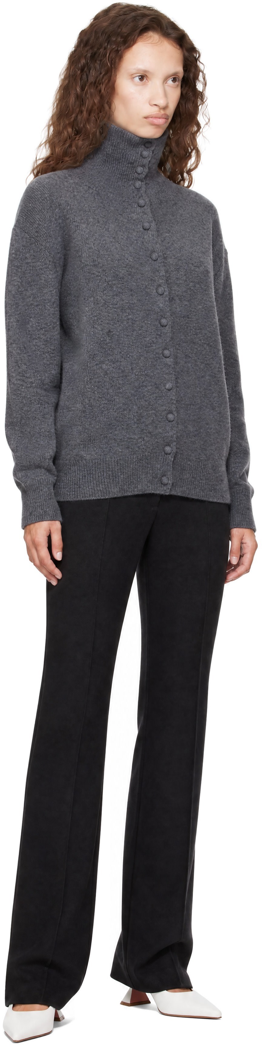 LISA YANG - Cardigan Denie gris